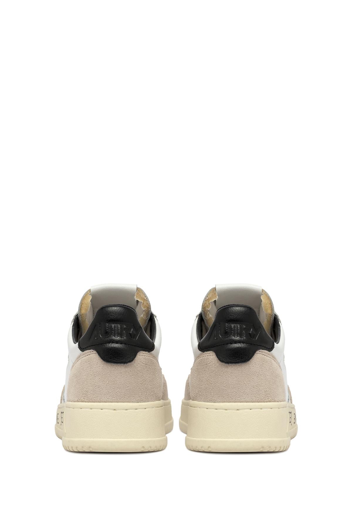 Autry Sneaker donna Medalist in pelle e camoscio Game Set Match AULW MA04 WHT/BLACK