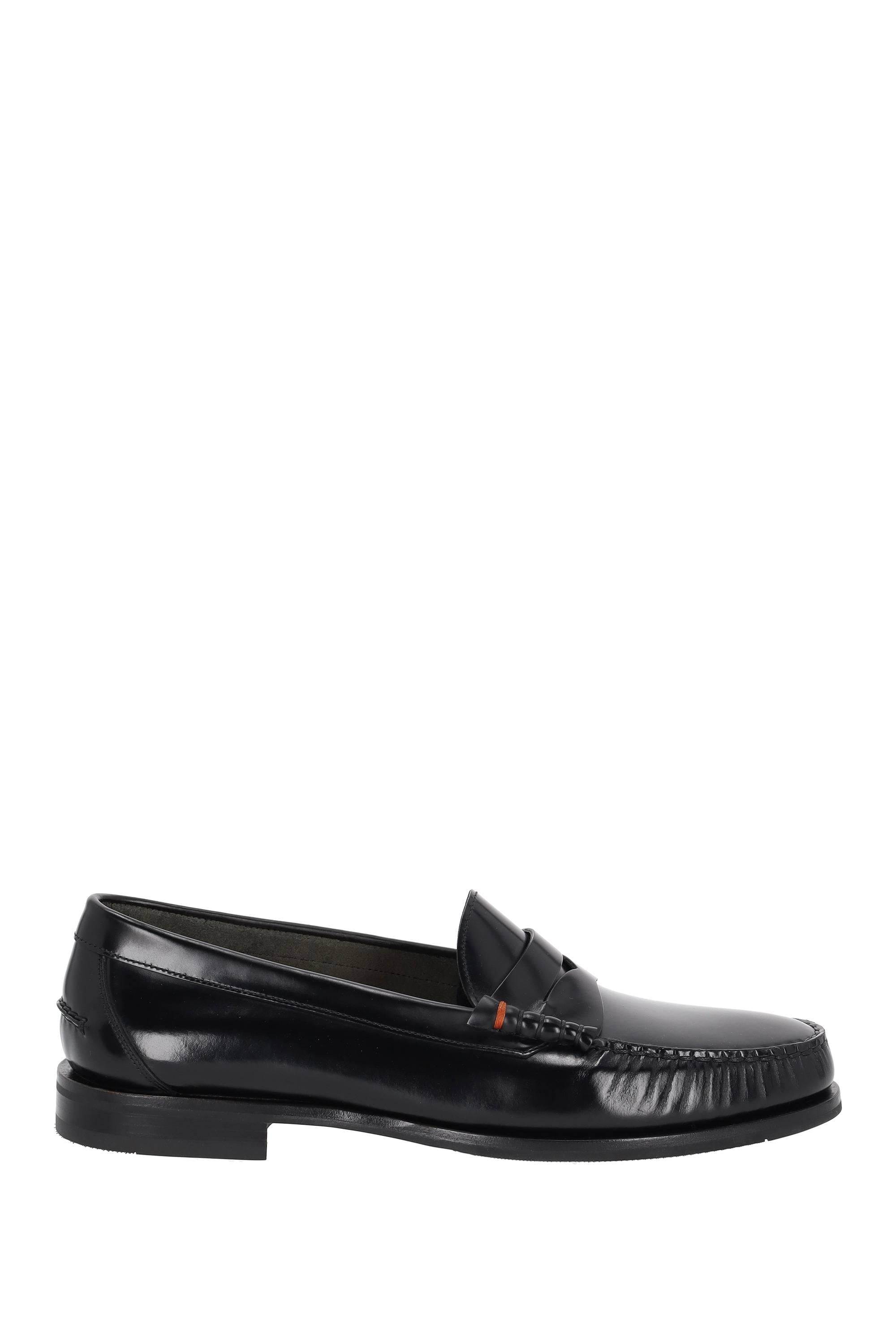 Santoni Penny loafers in pelle di vitello MCQU18955JI6SNOV N01
