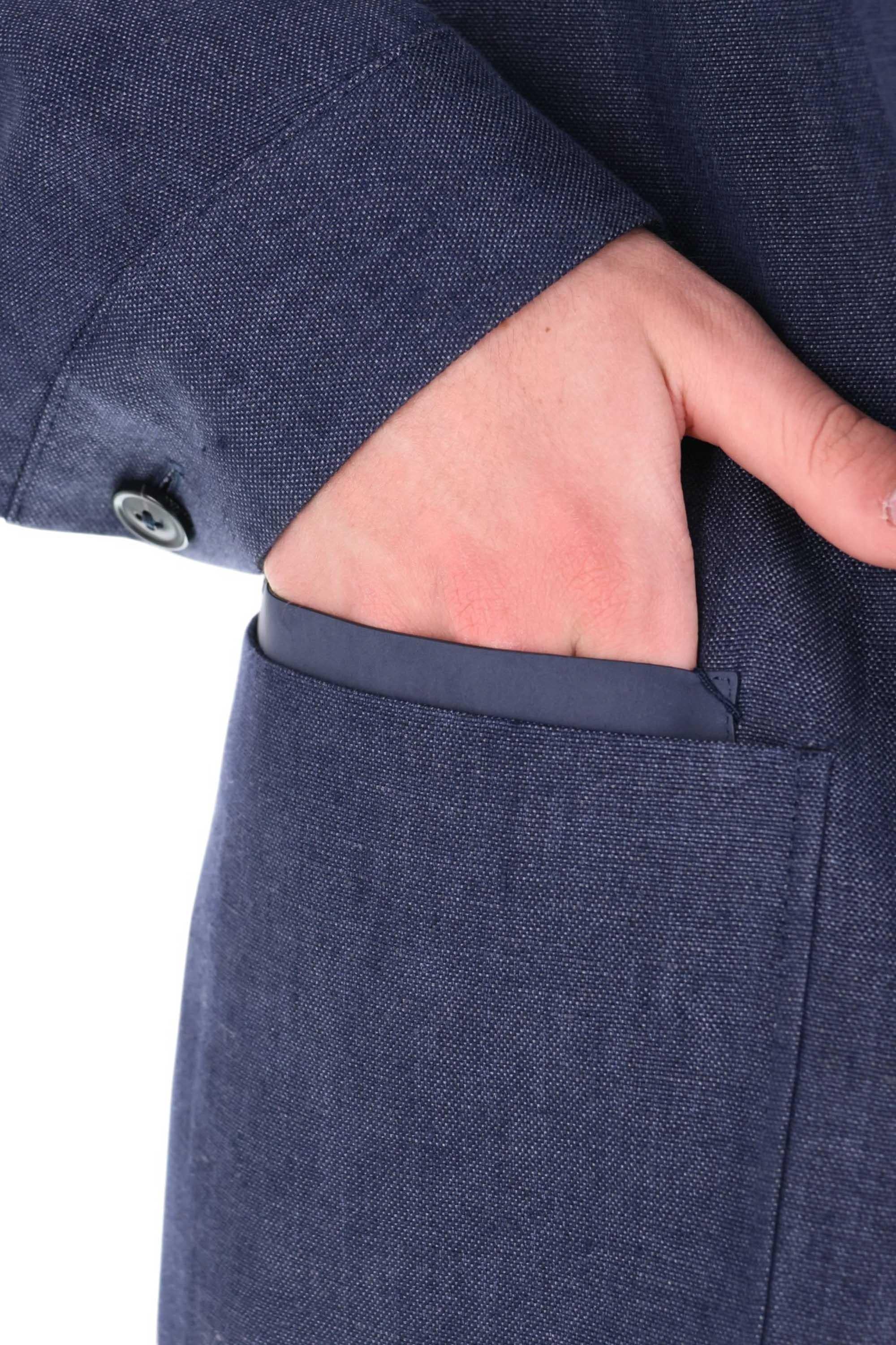 Zegna Chore jacket in lino modello Il Conte 373C74A3-1VHKQ0 7R