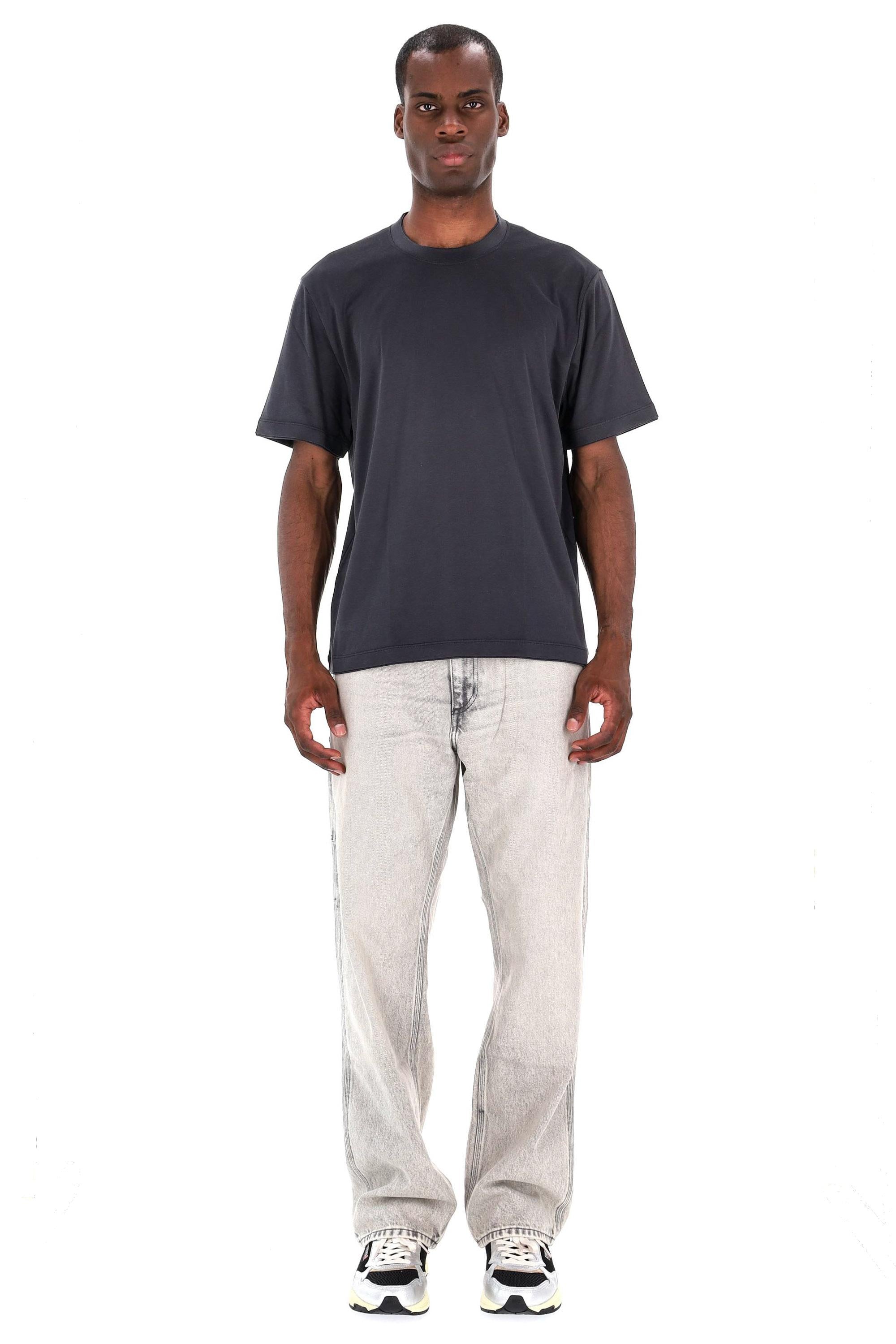 Eleventy T-shirt in cotone con doppi profili tono su tono X75TSHK19 TES0K035/2 22