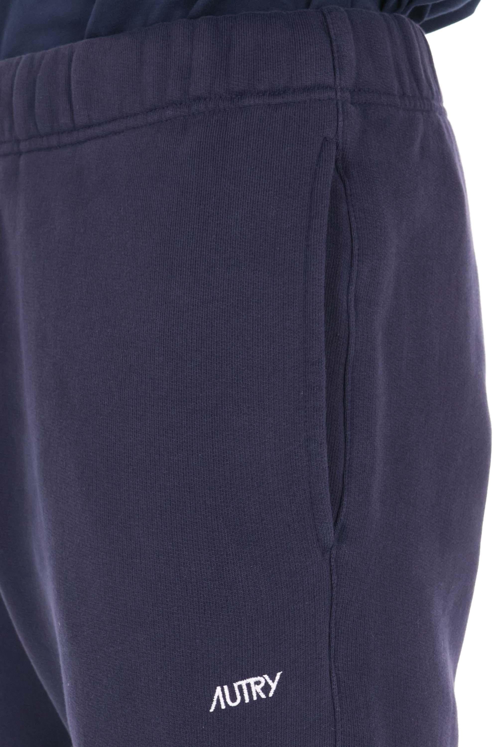 Pantalone felpa in cotone SPPM A3JB BLUE Autry