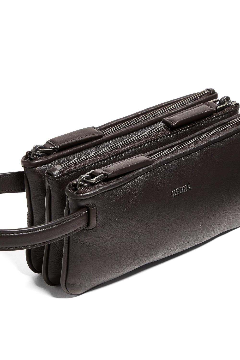 Zegna Pouch in pelle second skin LHOTO-E2064Z AMO