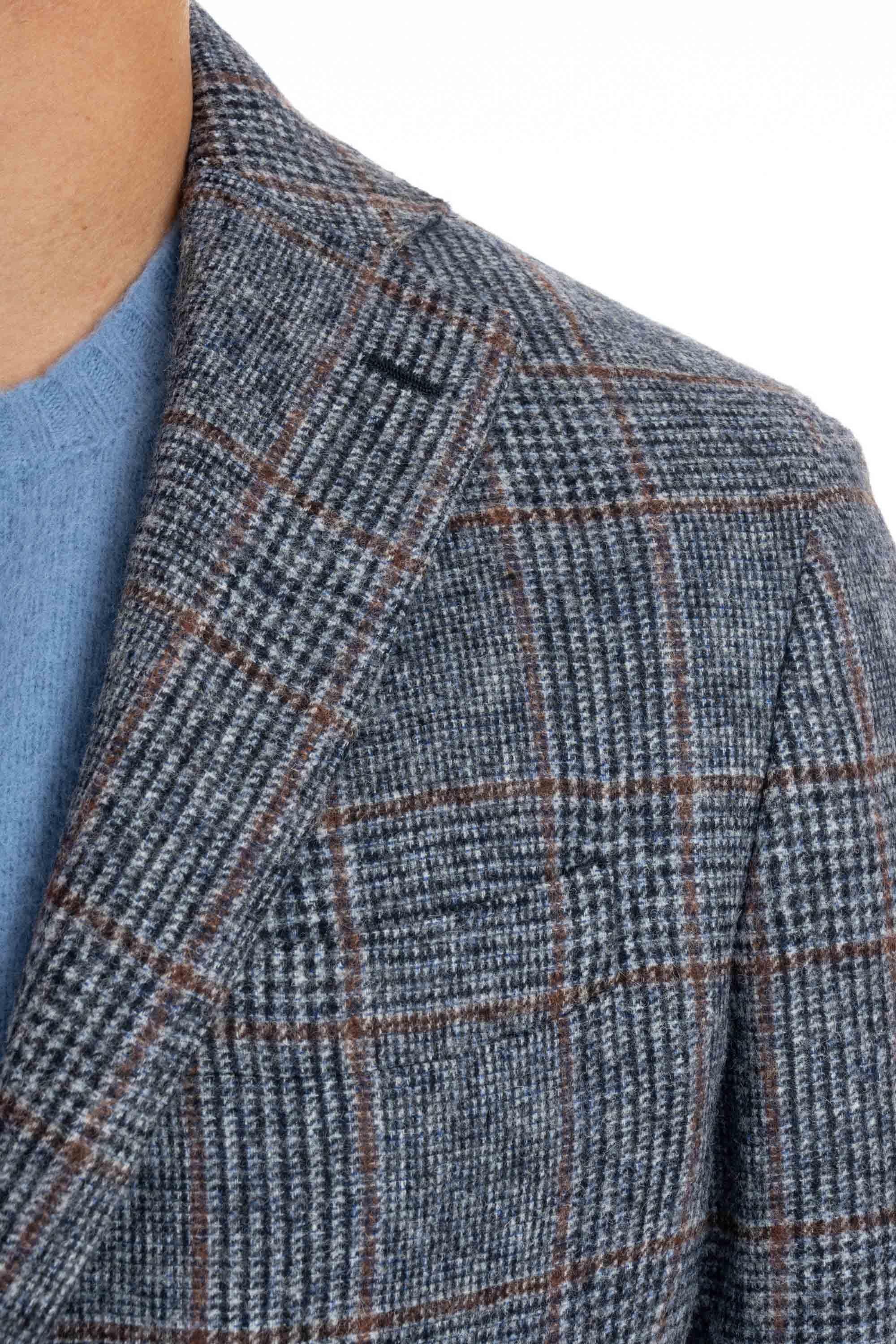 Barba Giacca principe di Galles in alpaca-lana JJ 43047 0001