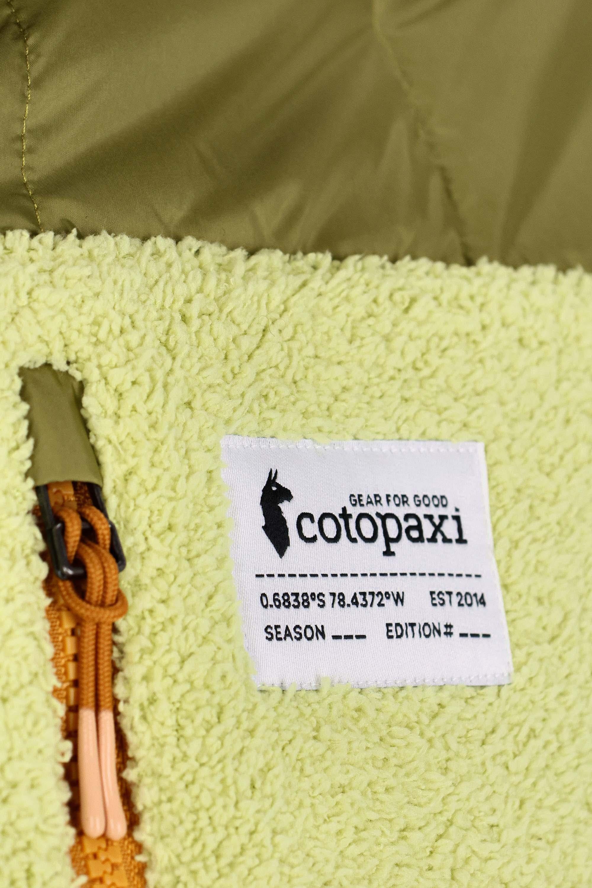 Cotopaxi Full zip in orsetto con cappuccio mod. Trico F21471M81 SEED