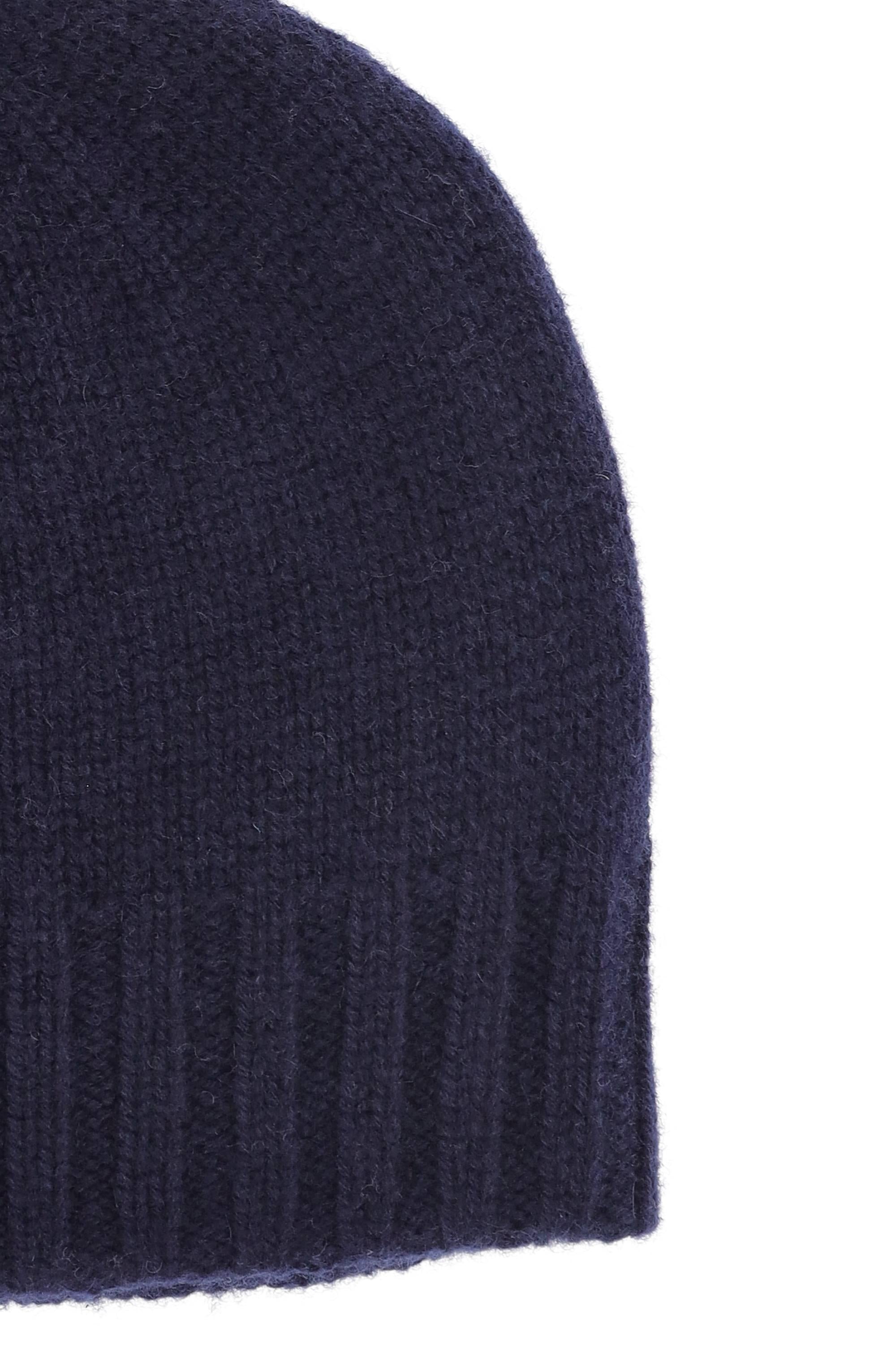 Drumohr Cuffia reversibile in puro cashmere con disegno biscottino D8K750RB AI31