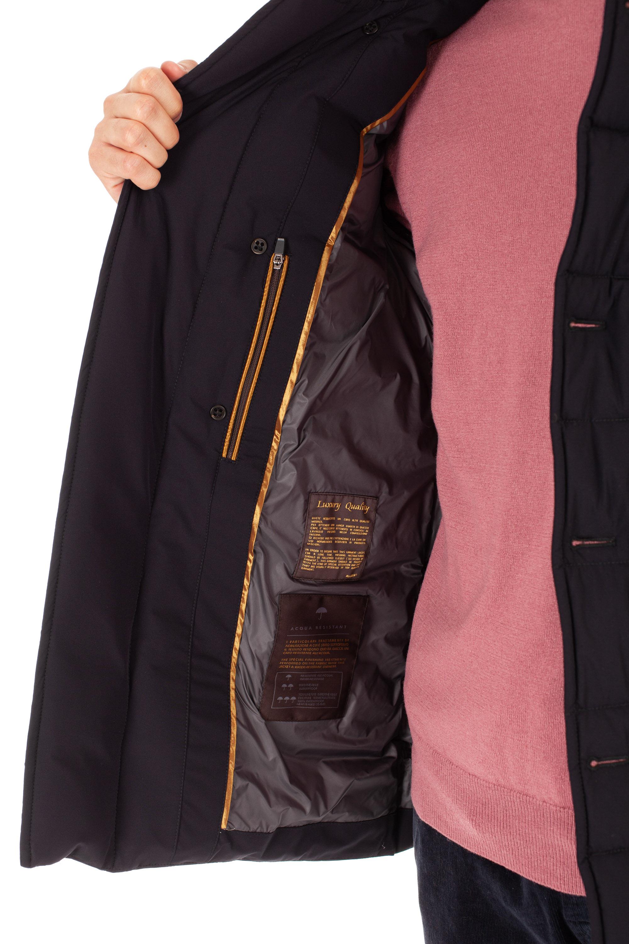 Piumino doppiopetto in nylon bi-stretch mod. Florio-Kn FLORIO-KN U0402 Moorer
