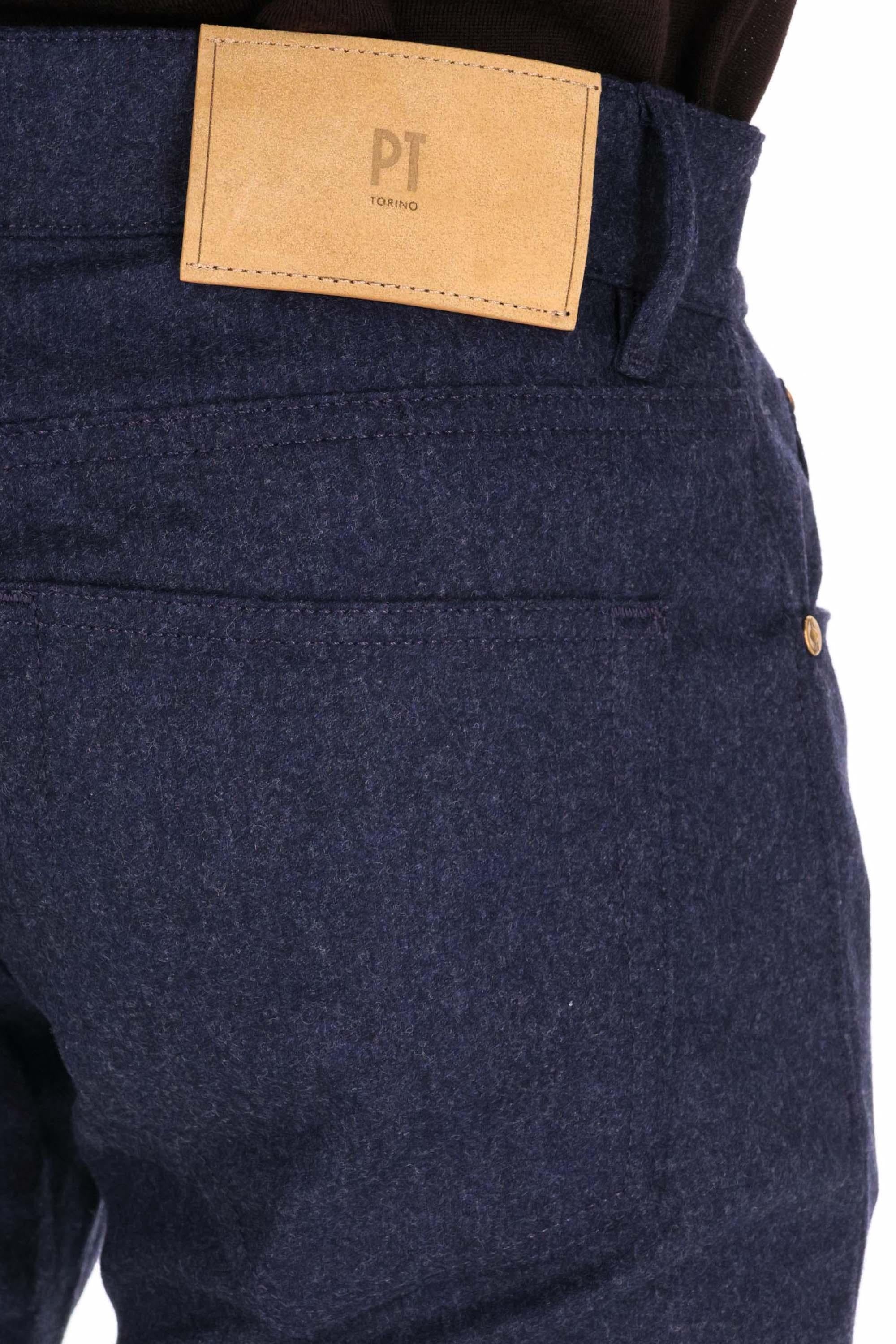 5 tasche color in lana-cashmere Reggae fit C5PP05Z0 TO03S0/2 0340 PT Denim