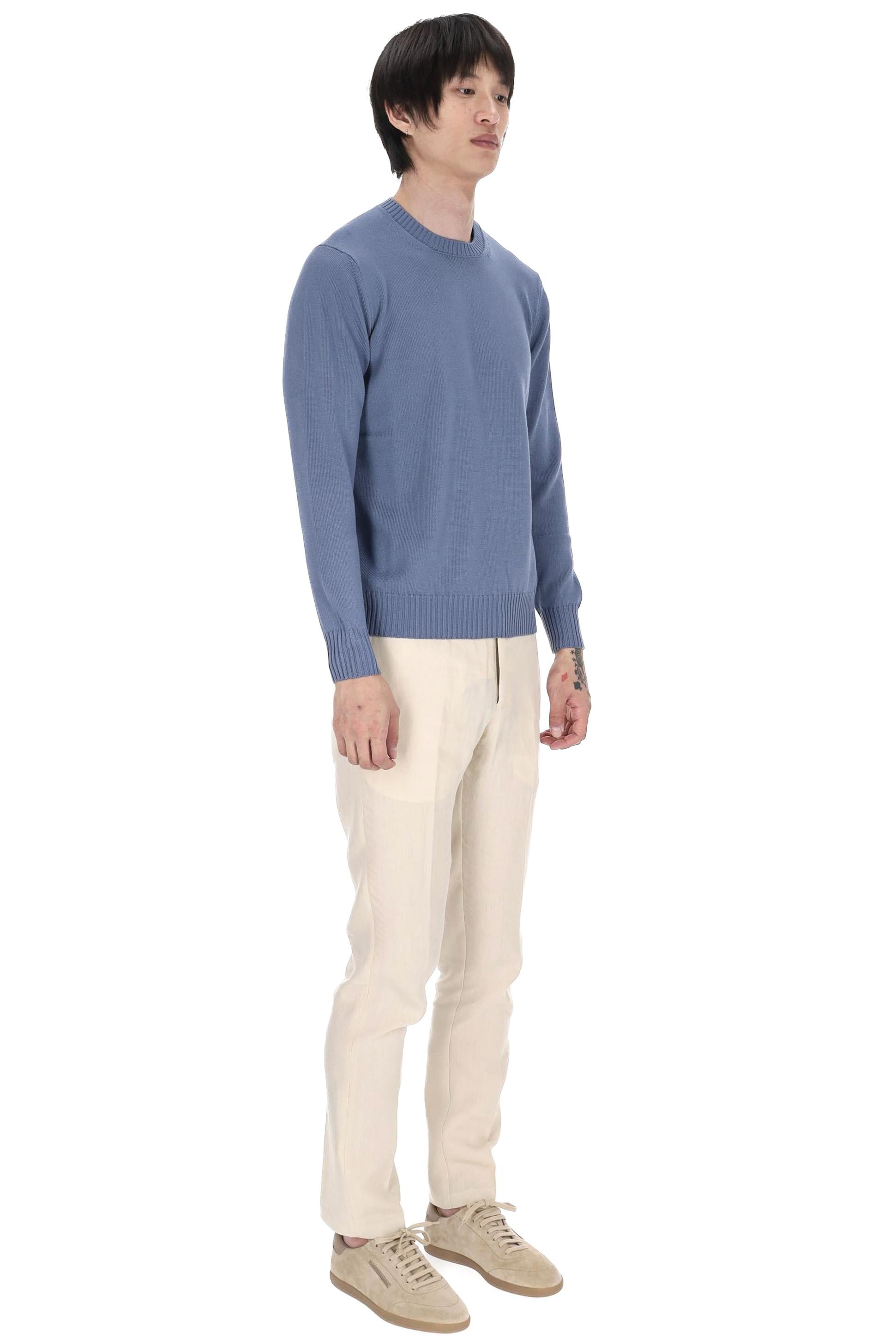 Drumohr Maglia girocollo in cotone finezza 8 D8Z103L-3 725
