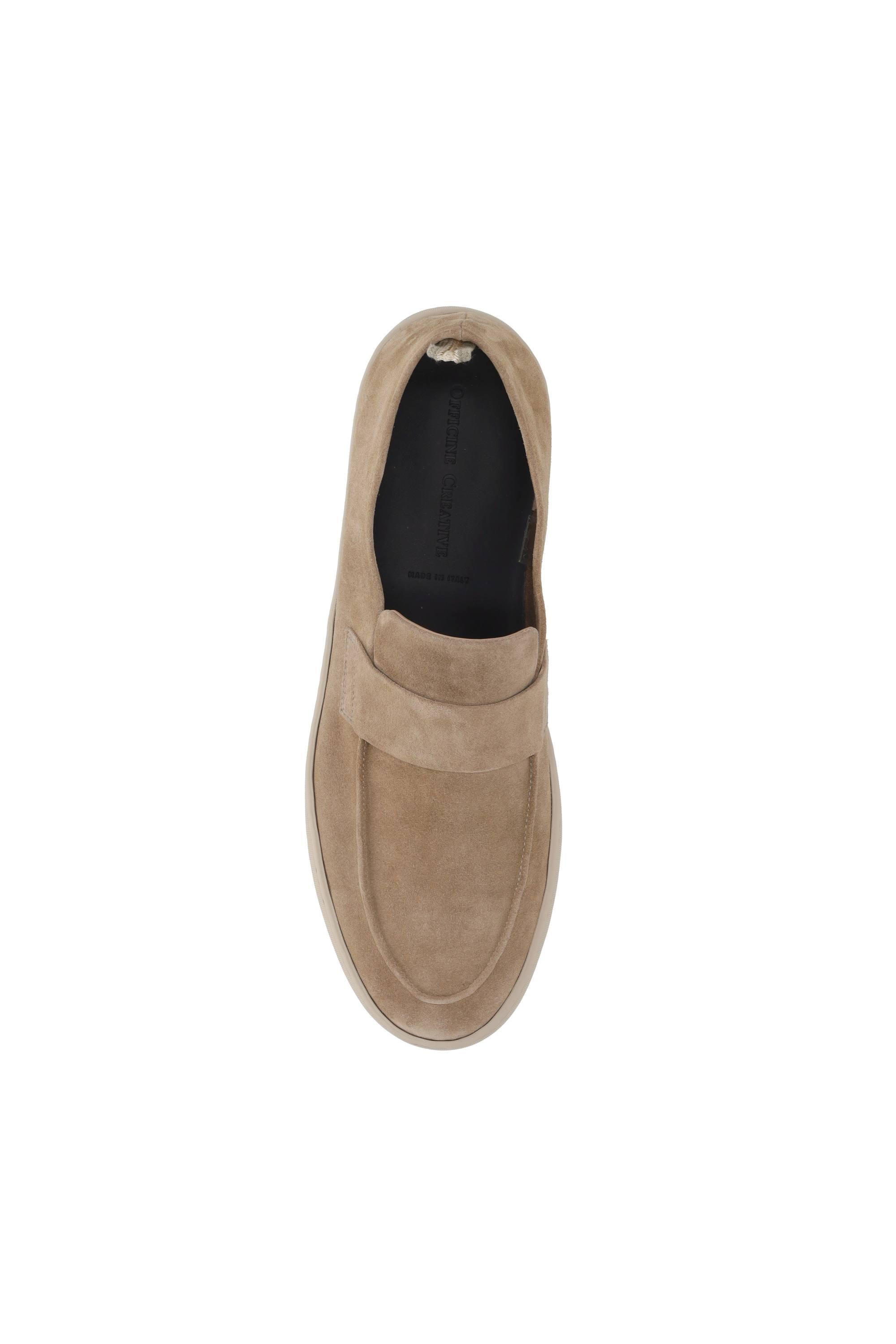 Officine Creative Scarpa slip-on in pelle scamosciata mod. Herbie 001 OCUHERB001LIC62F236 ANTILOPE
