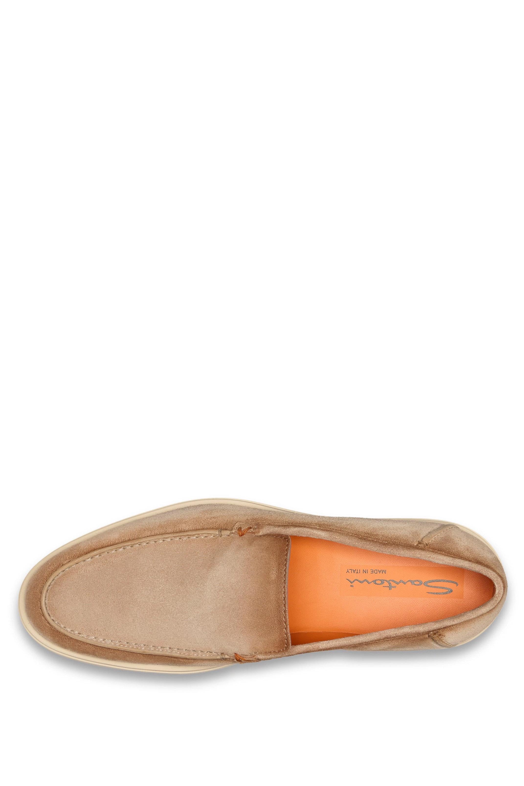 Santoni Scarpa slip on in camoscio MGDT17824TICBGEX C30