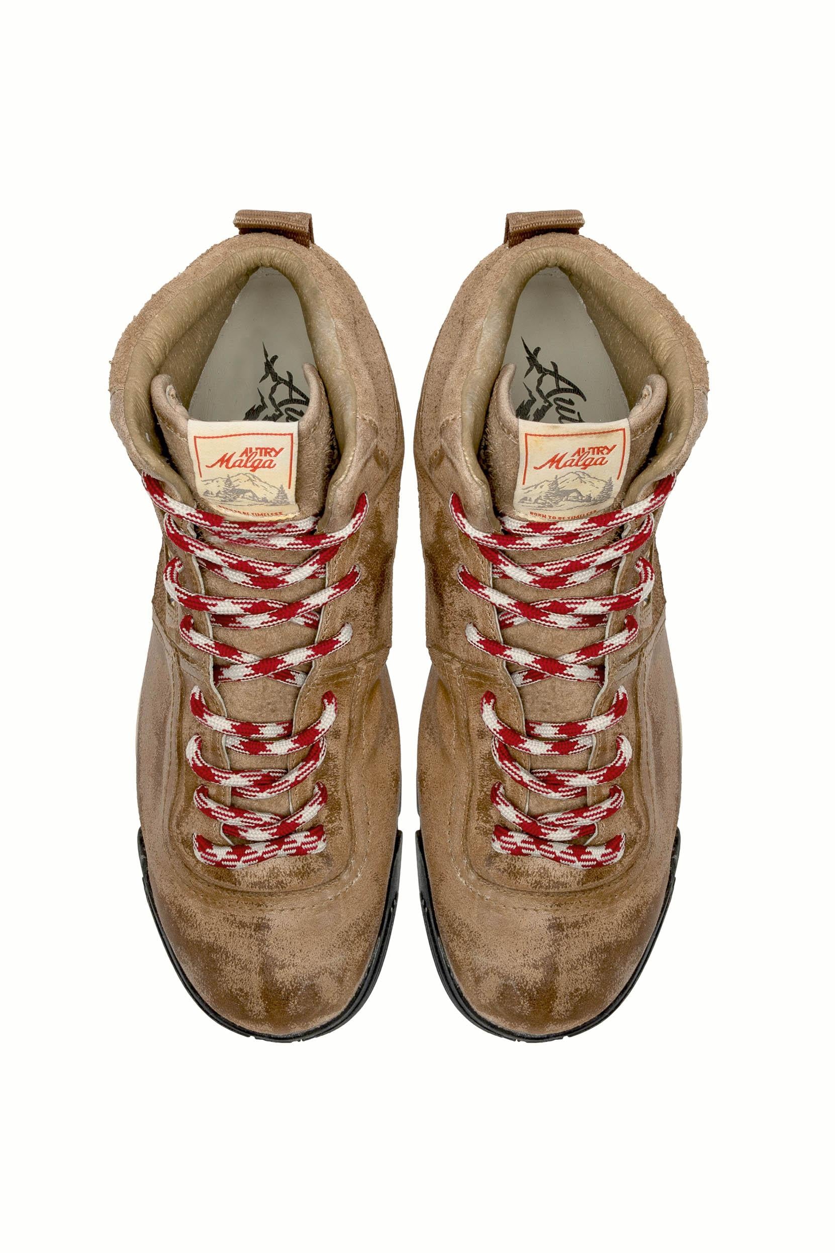 Autry Stivaletto Malga in pelle anticata HBMM EU02 CIGAR/CIGAR