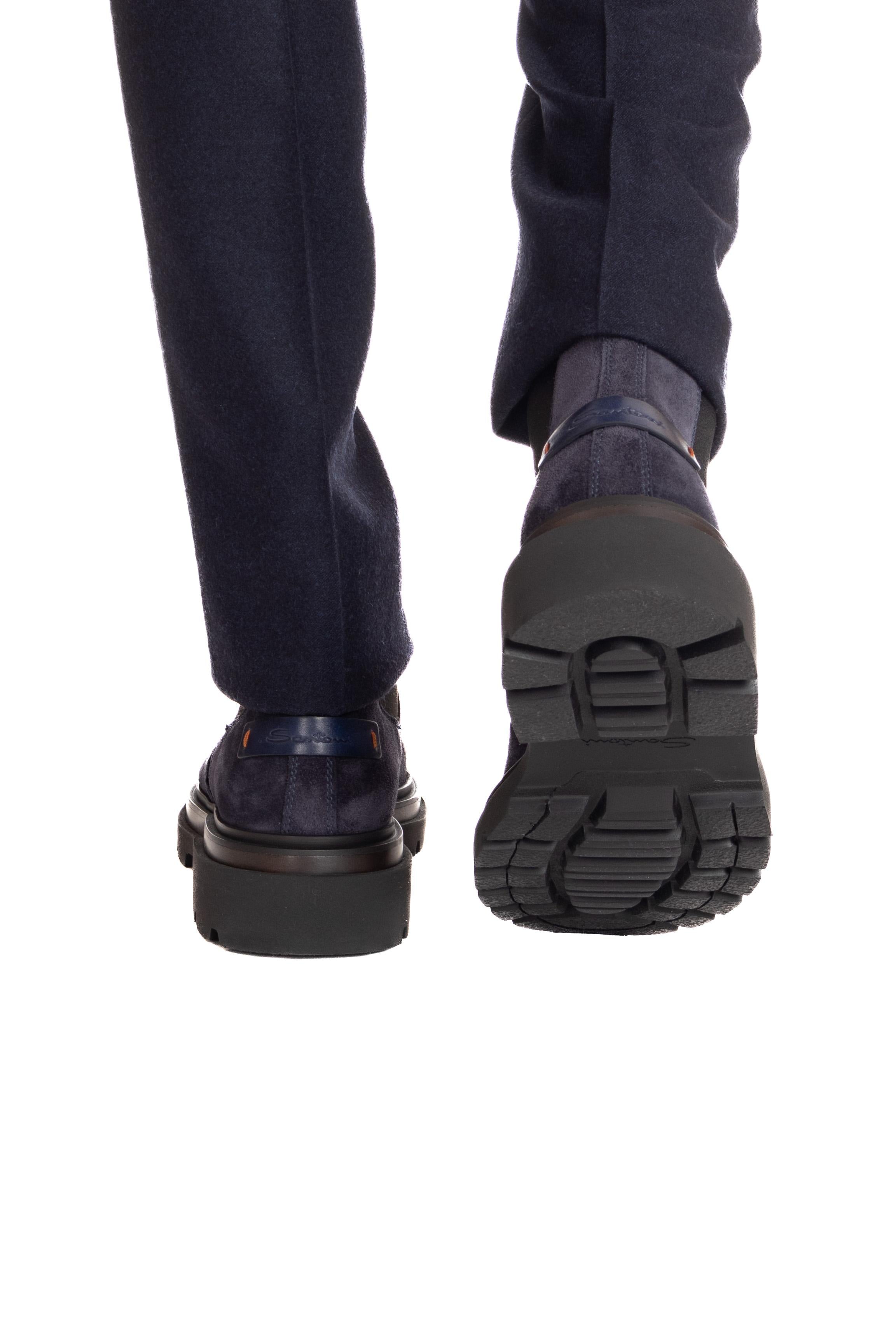 Santoni Stivaletto in camoscio superlight MGMI17701JK4ESLU U60