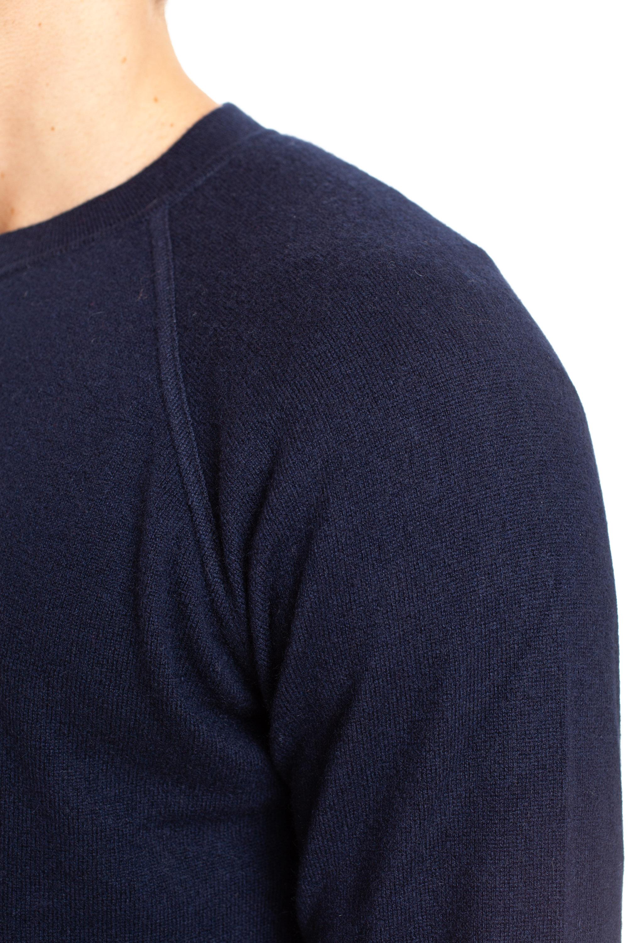Girocollo in cashmere con maniche raglan 57143 15547 598 Gran Sasso