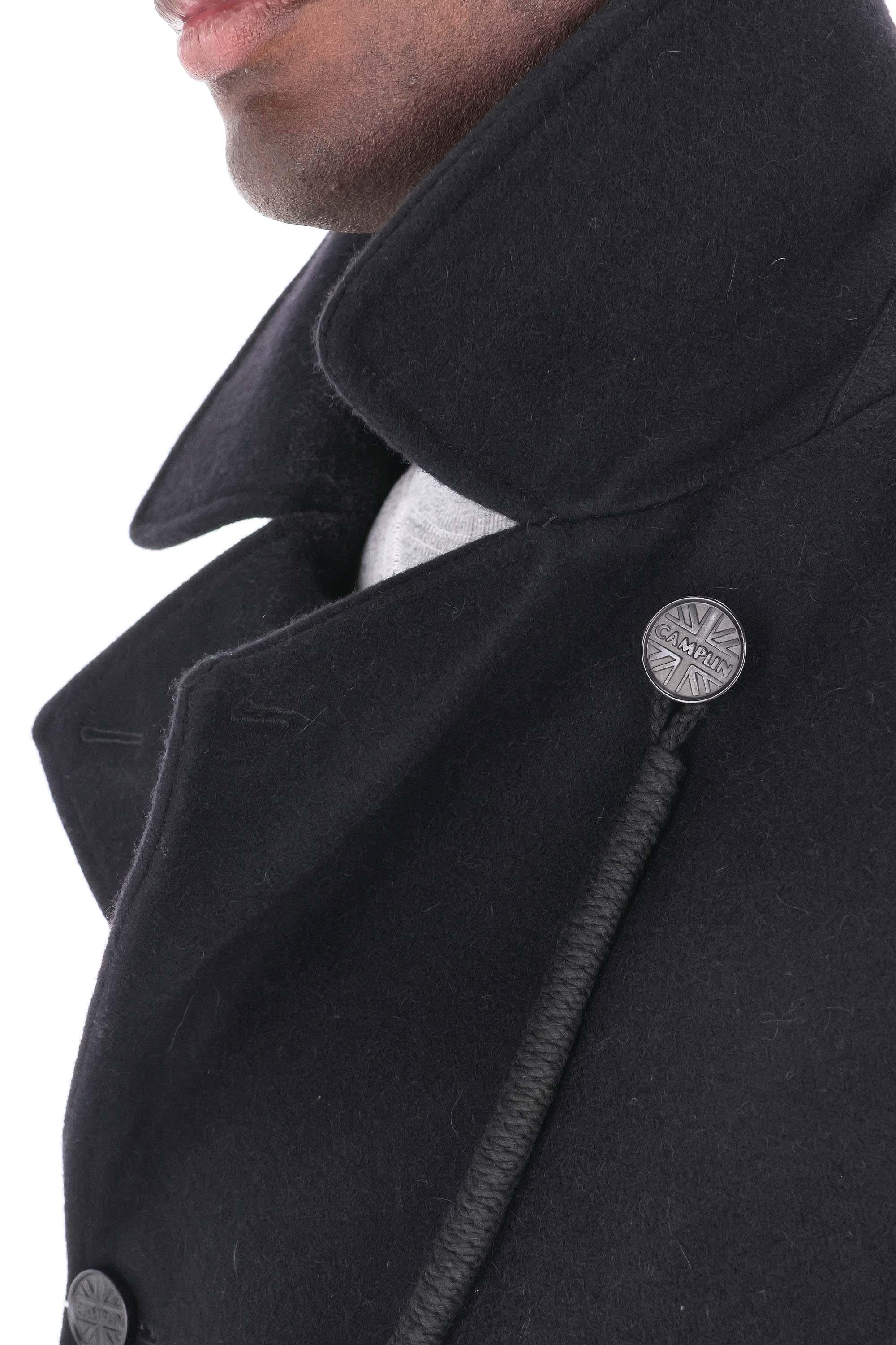 Peacoat lungo in lana modello Command COMMAND-F TB Camplin