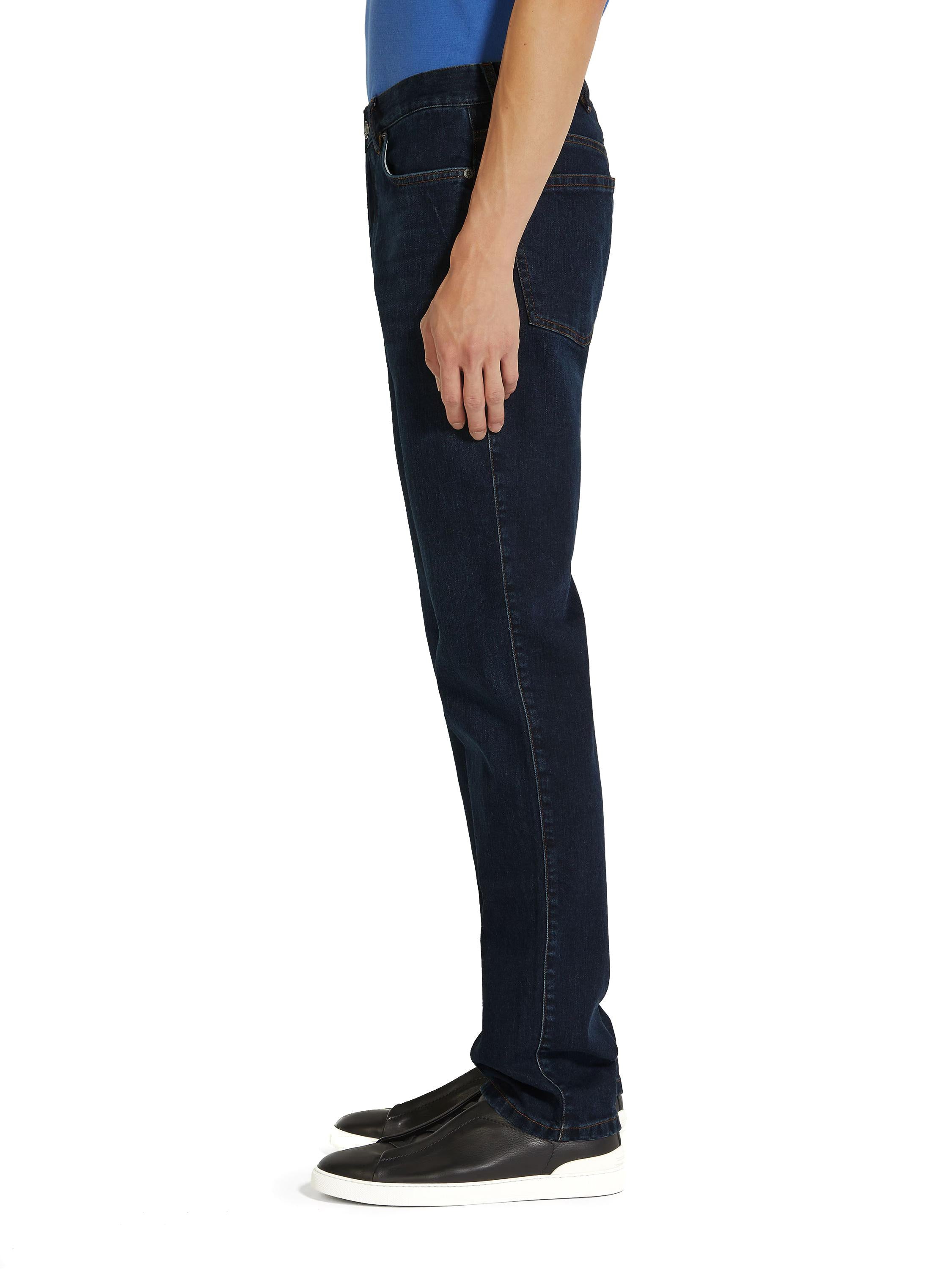 Zegna Jeans lavaggio scuro comfort Roccia EBI78 CITY 001