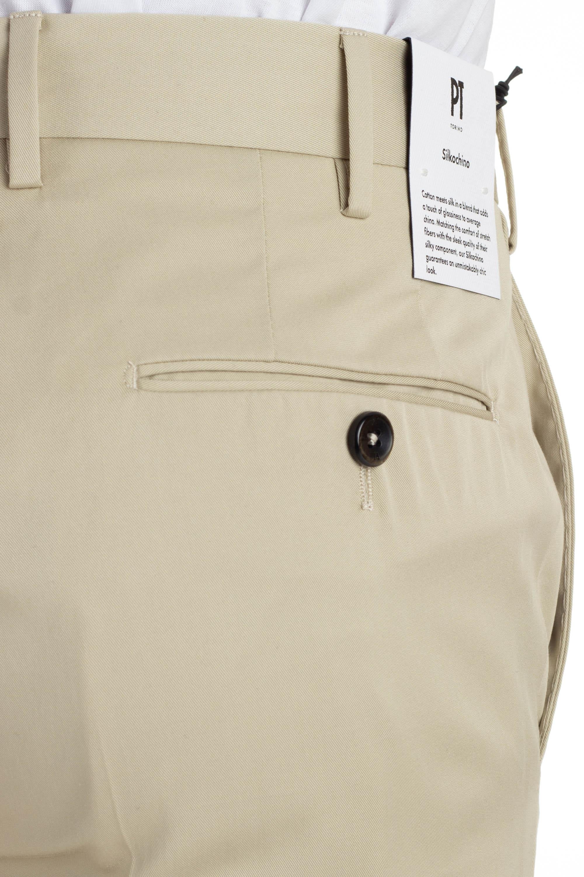 Pantalone in cotone-seta Super Slim fit DS01Z00CL1 BB42/2 0020 PT Torino