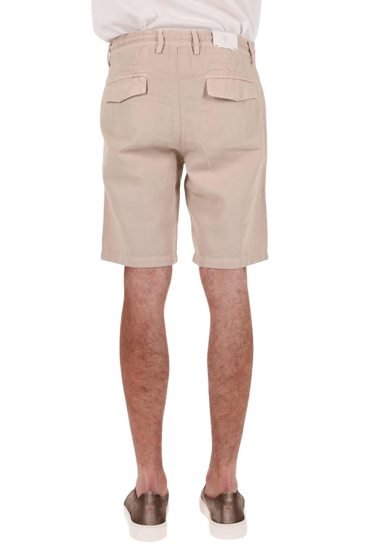Eleventy Bermuda jogger in cotone-lino M75BERG04 TET0M016/2 02
