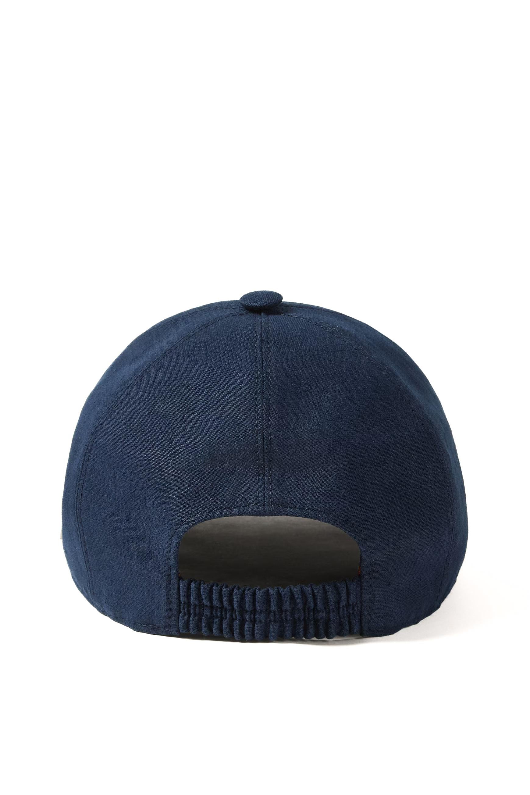 Zegna Cappello baseball in Oasi Lino Z7I18HA7-B7M BL1