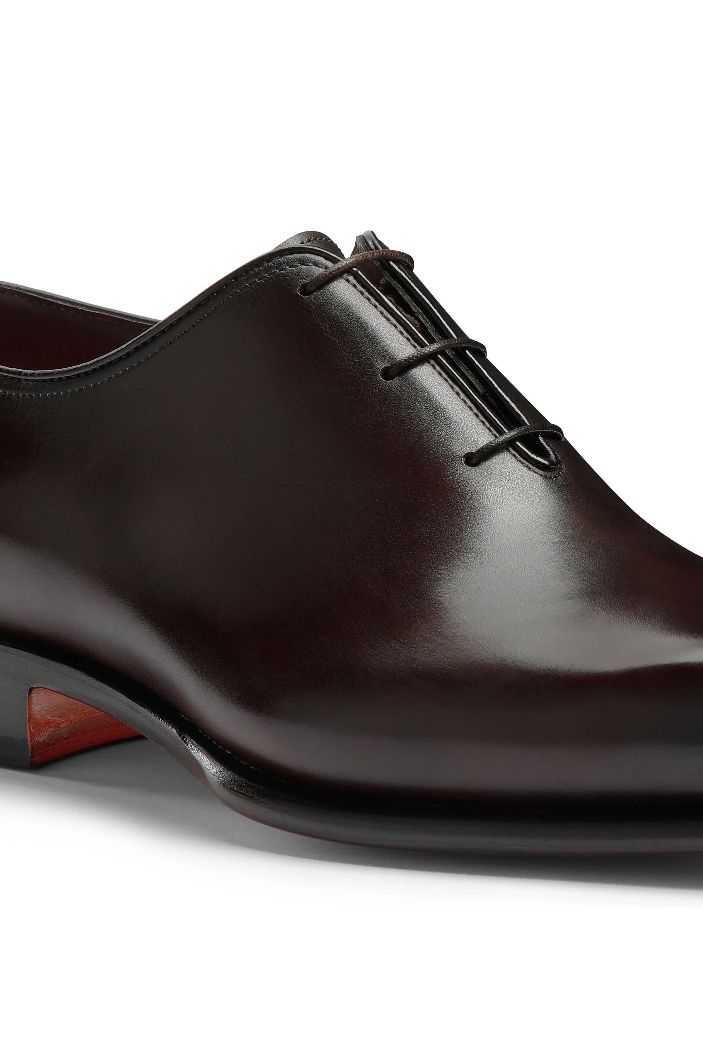 Santoni Scarpa stringata oxford in pelle anticata MCCR16229MC1HVVD/2 T50