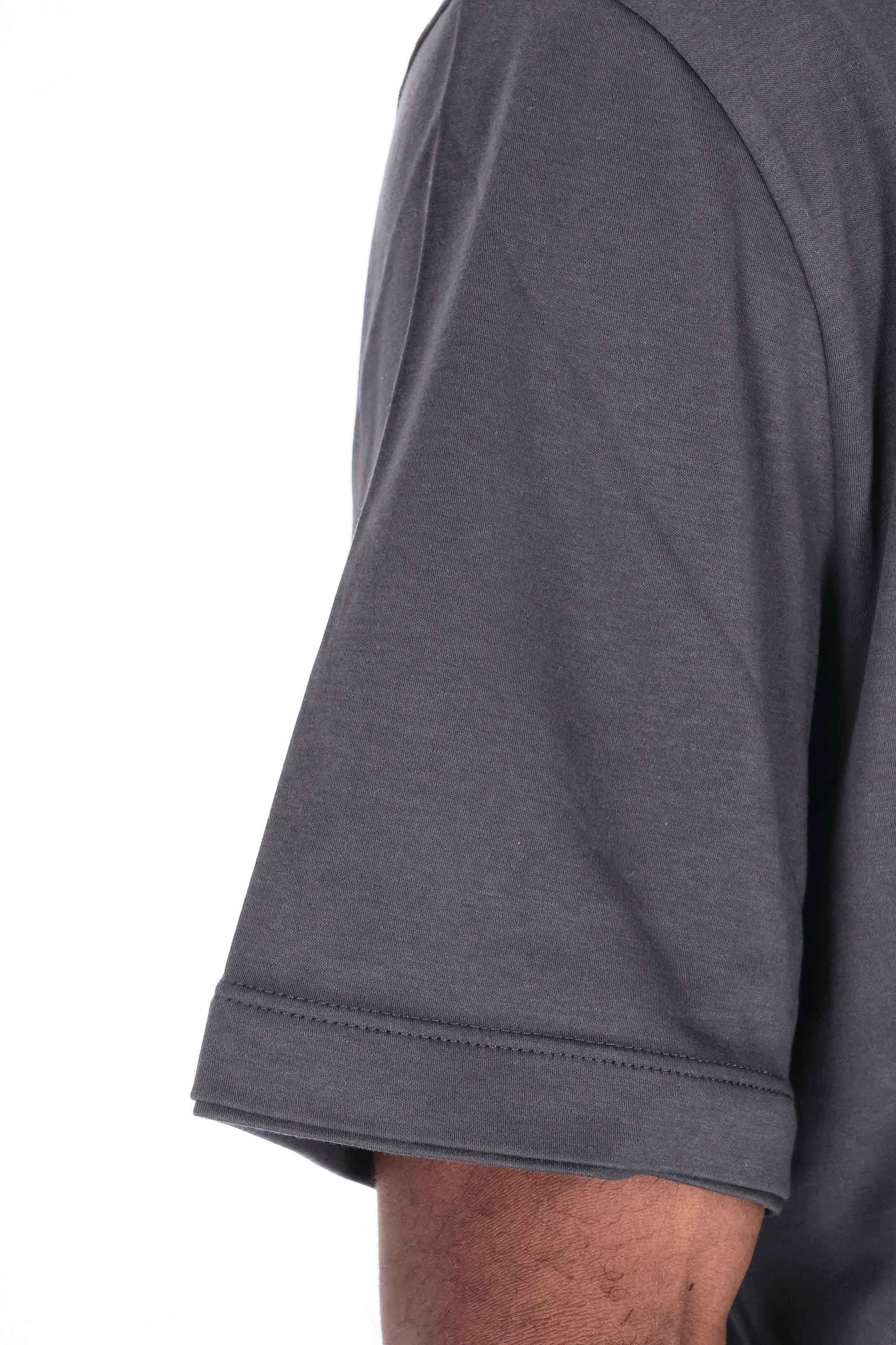 T-shirt in cotone con doppi profili tono su tono X75TSHK19 TES0K035/2 22 Eleventy