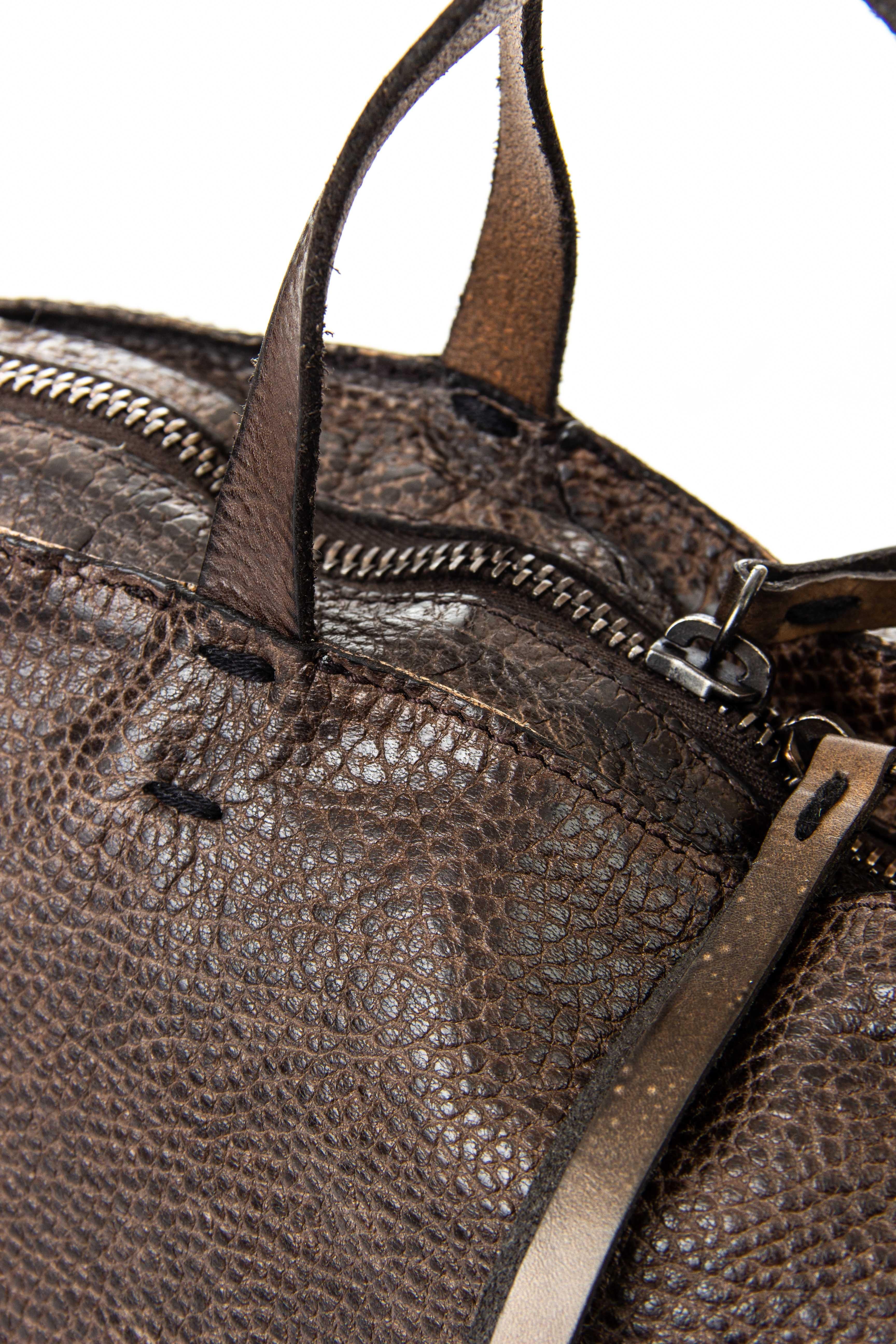 Borsa artigianale in pelle di agnello SANTIAGO-MT/V EXTRACHOCO Numero 10
