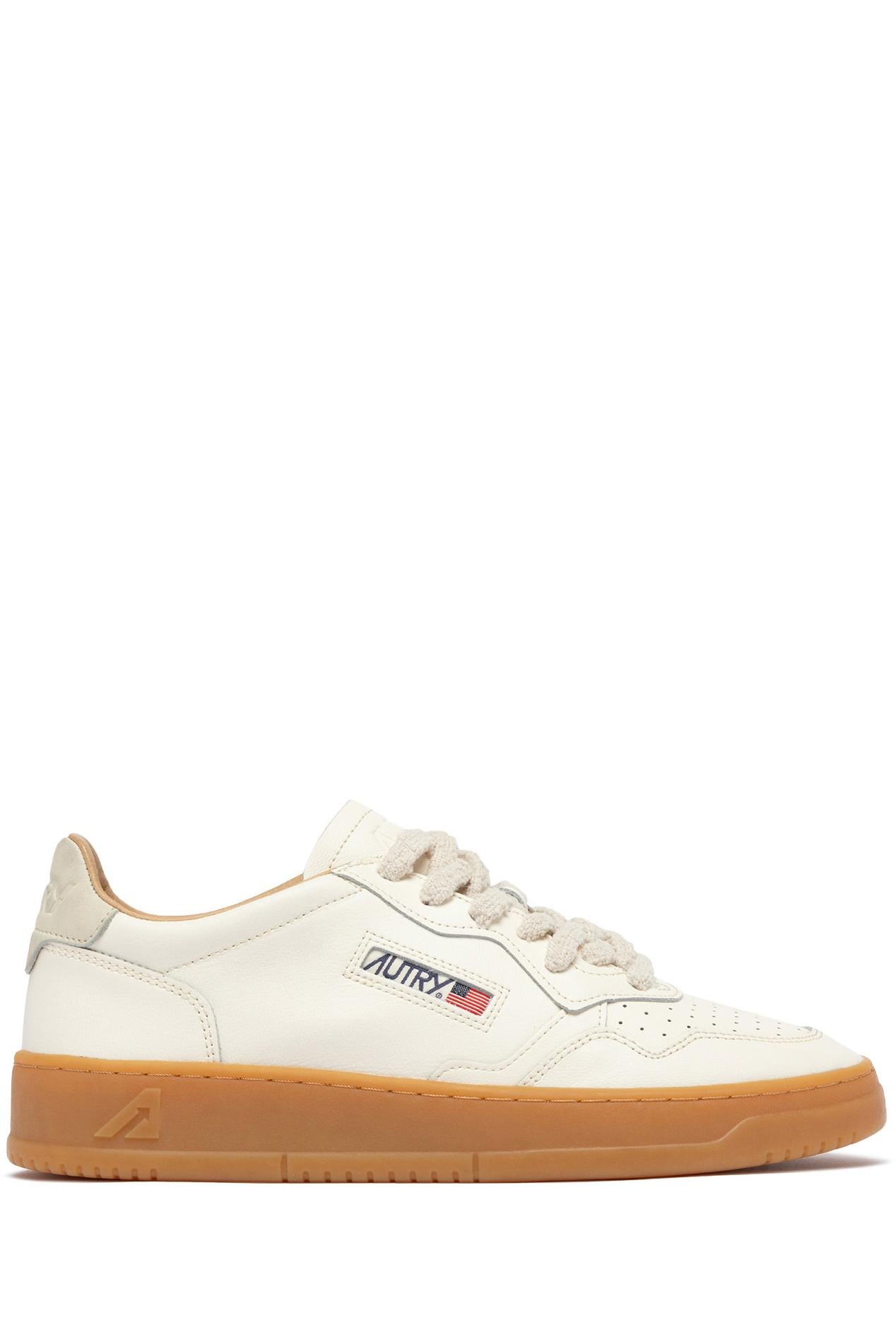 Autry Sneaker Medalist in soft leather AULM BD01 MRSH/MRSH