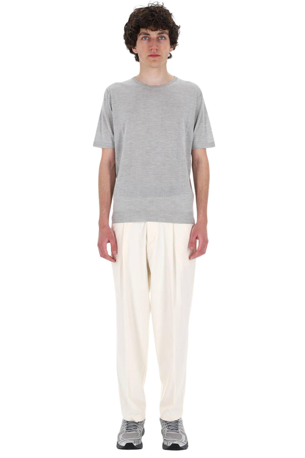 T-shirt in pura seta