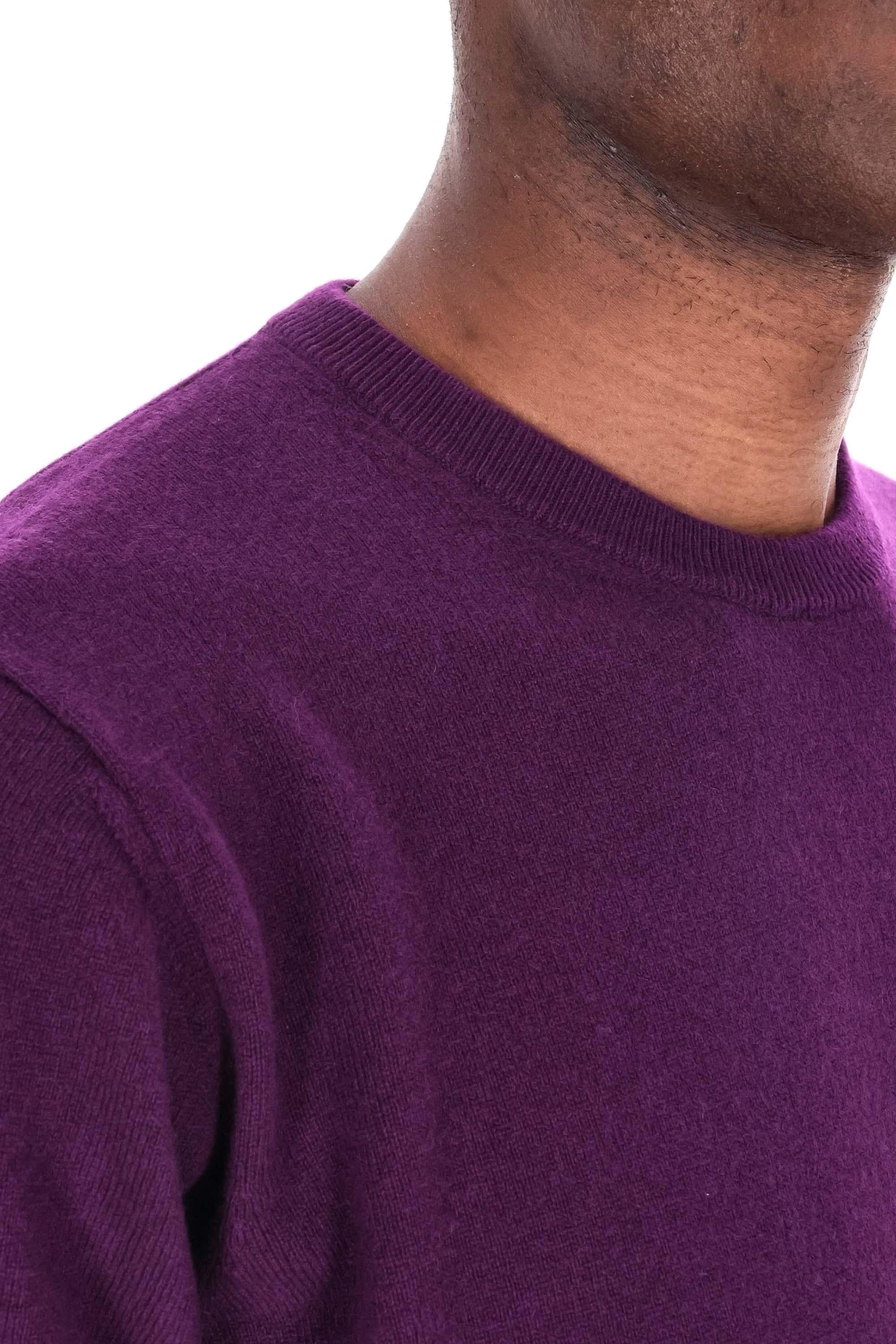 Drumohr Maglia girocollo in puro cashmere tinta unita D1K103L/2 870