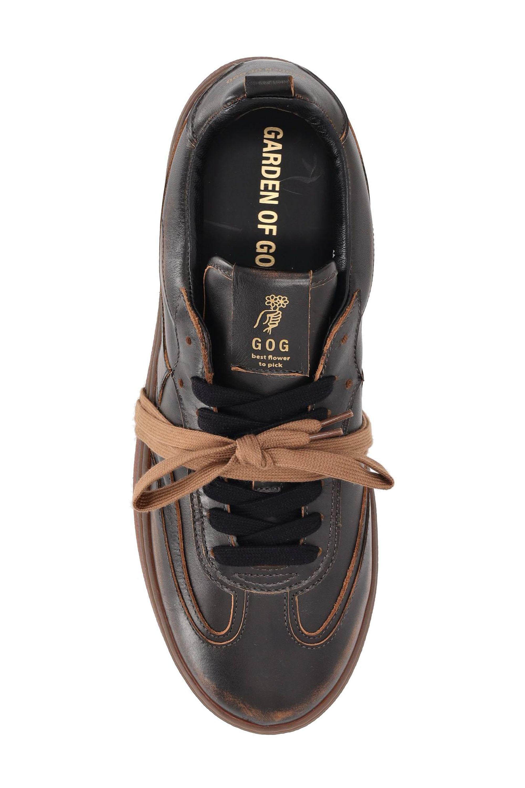 Garden of God Sneaker in pelle faded modello Earth EARTH LEA/2 BLACK FADE
