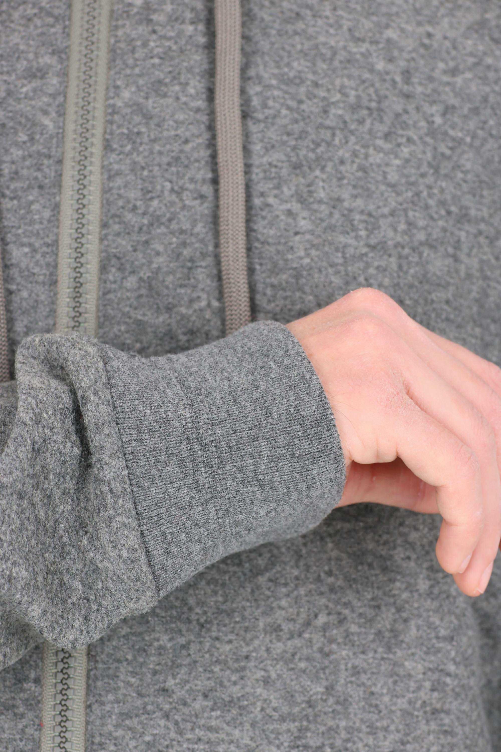 Herno Felpa misto viscosa con cappuccio JC00071U 9487