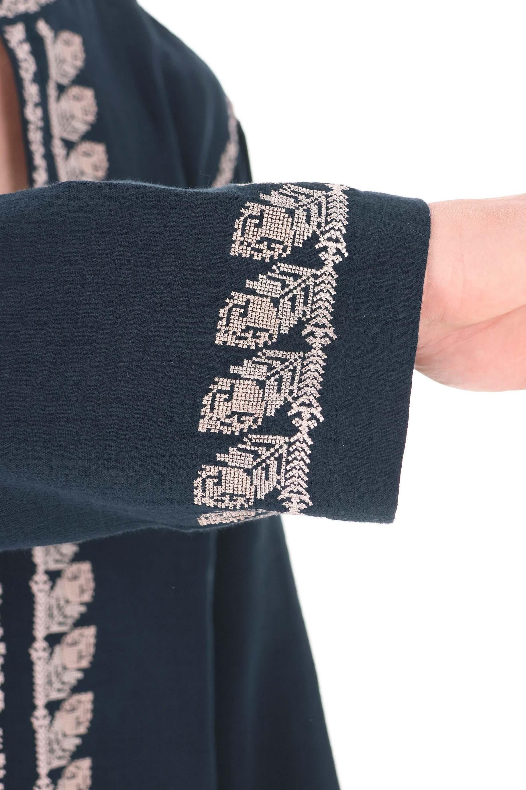 Isabel Marant Blusa in garza di cotone ricamata Cizalie HT0848HA-D1T10H 02FK