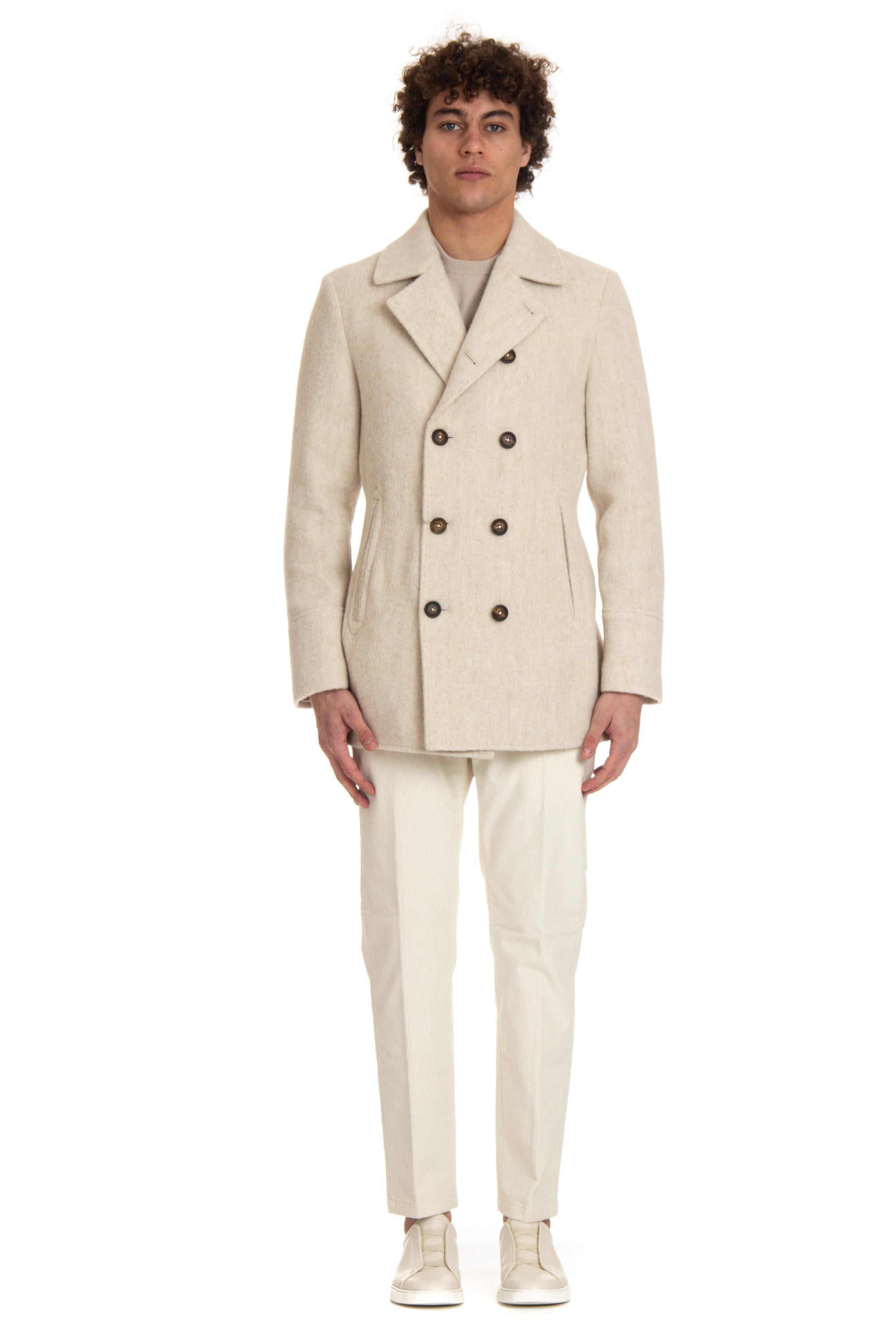 Peacoat in lana-alpaca H75CAPF09 TES0H034 02 Eleventy