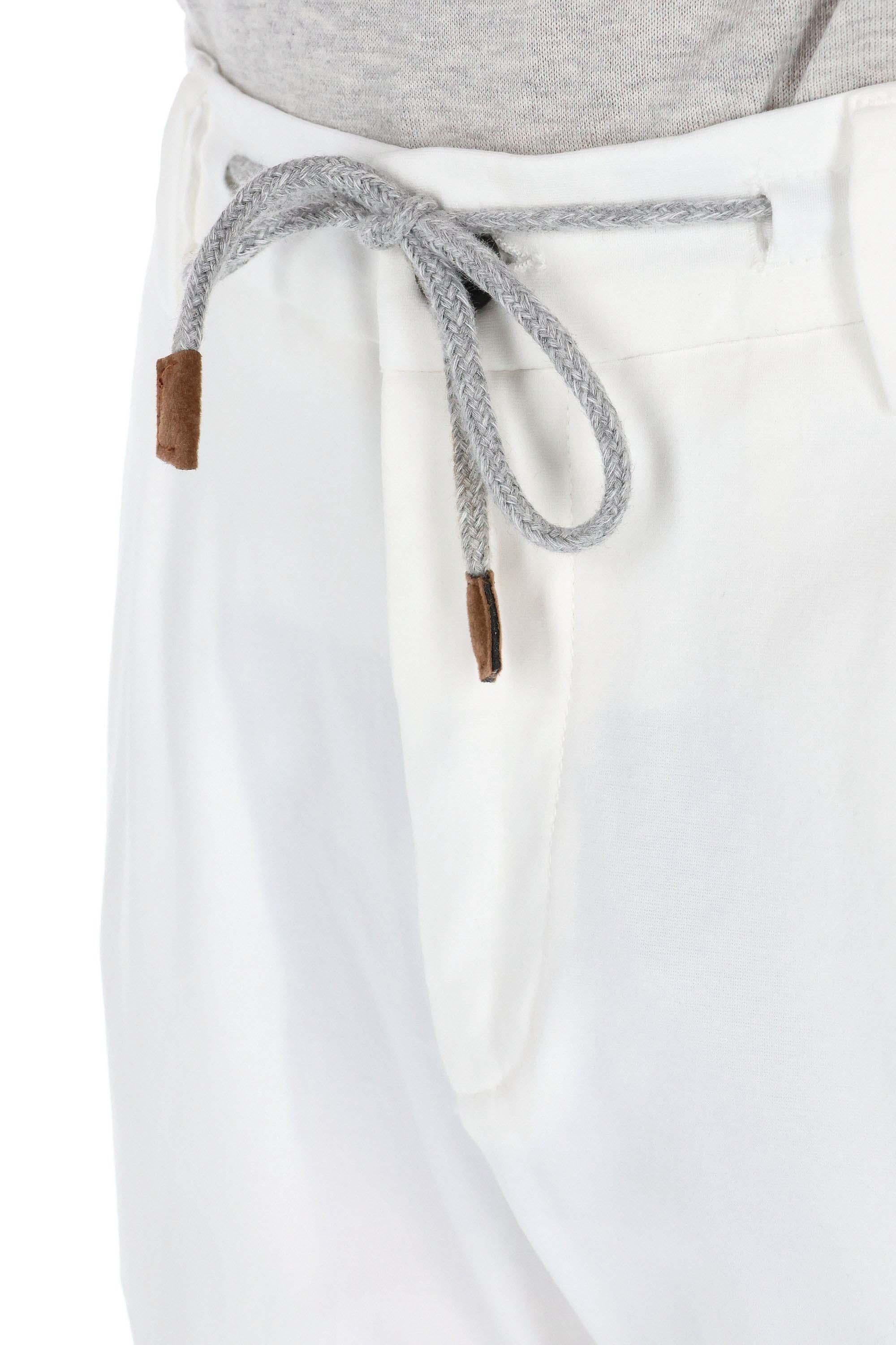 Pantalone in jersey di cotone stretch X75PANB21 TET0K005 01 Eleventy