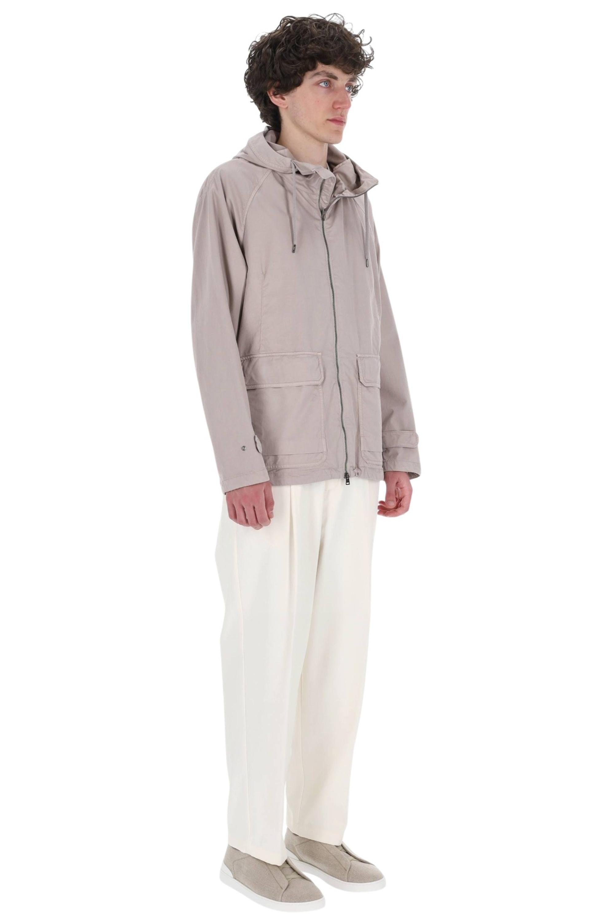 Herno Giubbino in cotone con cappuccio GI000595U 9403T02