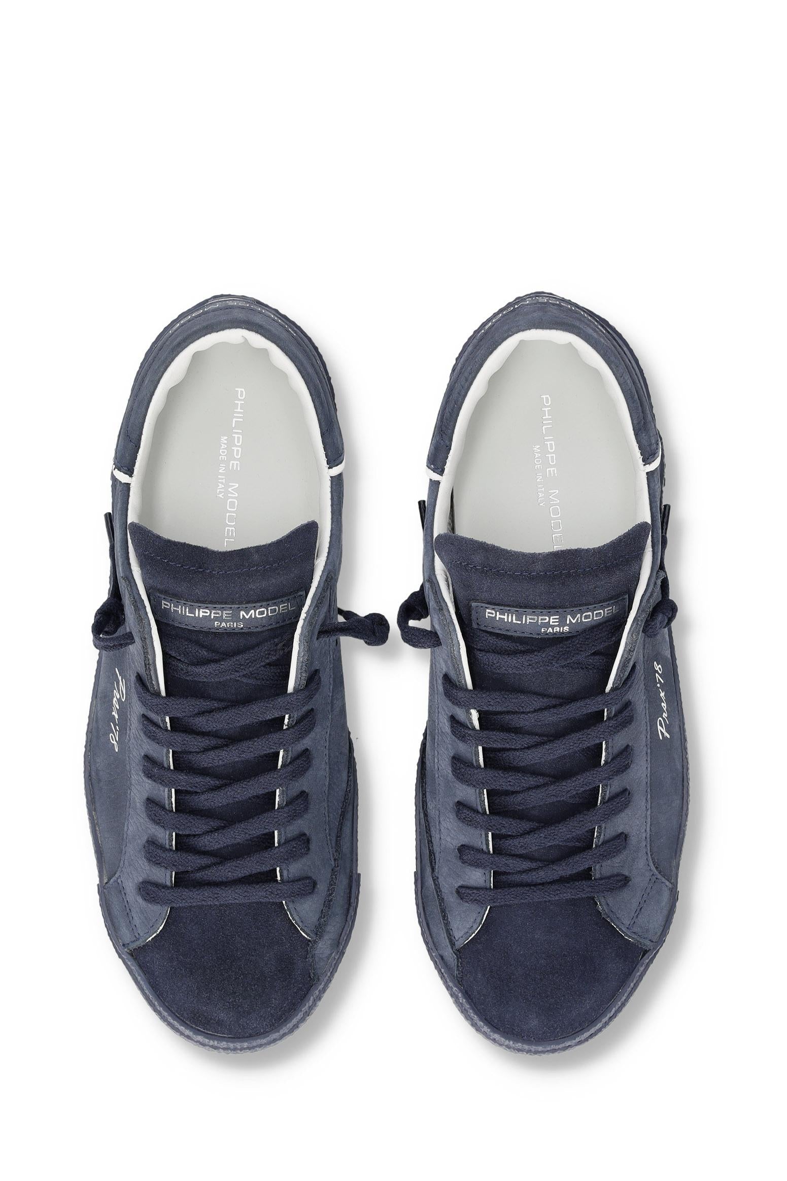 Philippe Model Sneaker modello Paris in nabuck tono su tono PRLU PRSX/18 NT04