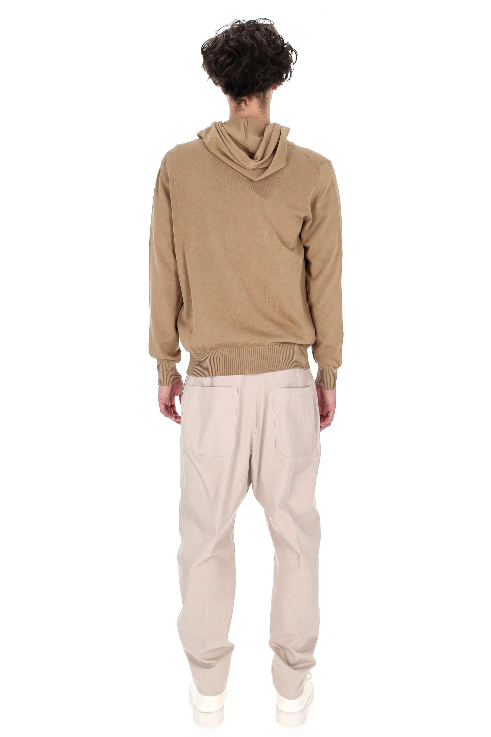 Drumohr Felpa in cotone con cappuccio D1Z305CZL 541