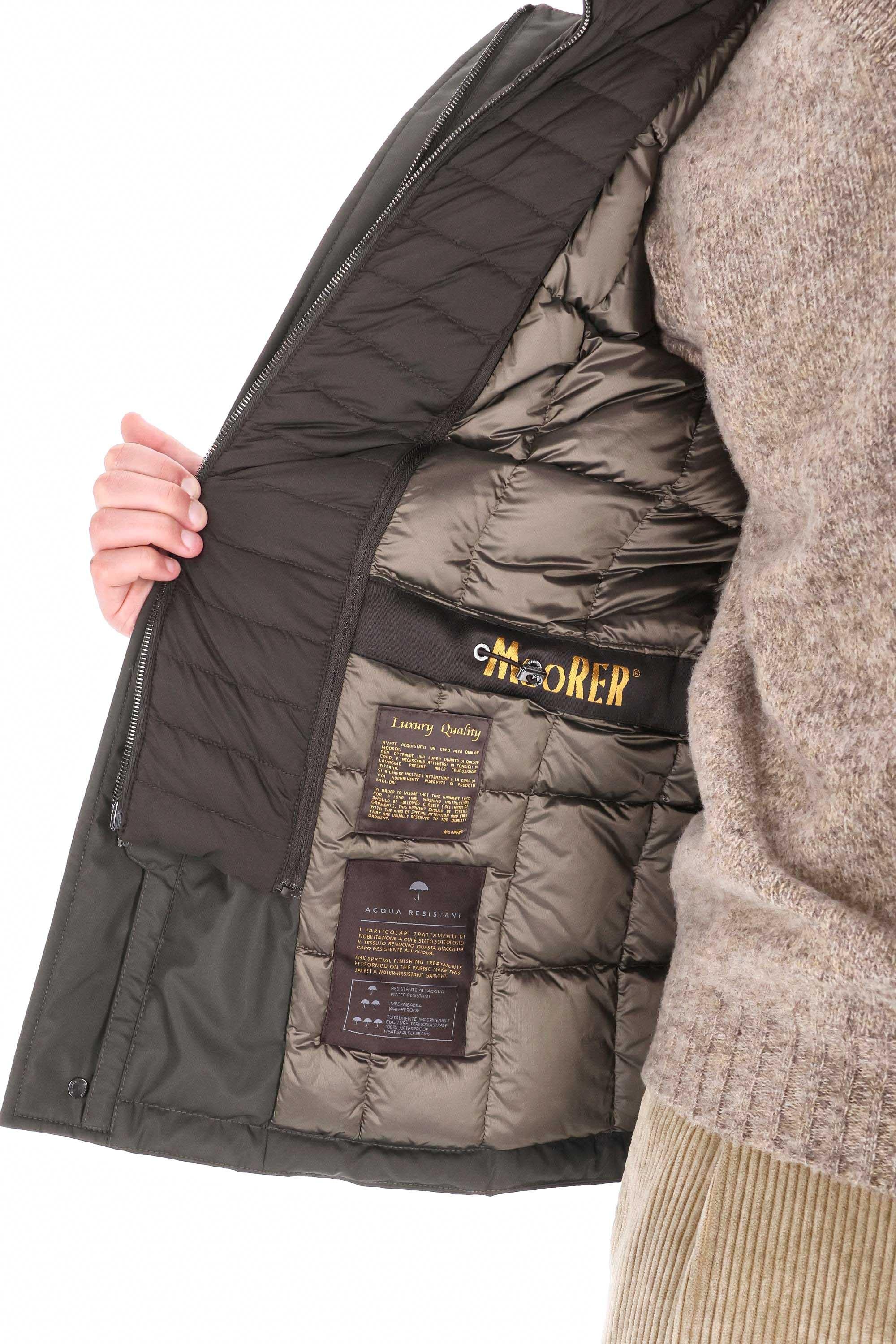 Moorer Sahariana in nylon imbotitta in piuma modello Isac-WK ISAC-WK U0311