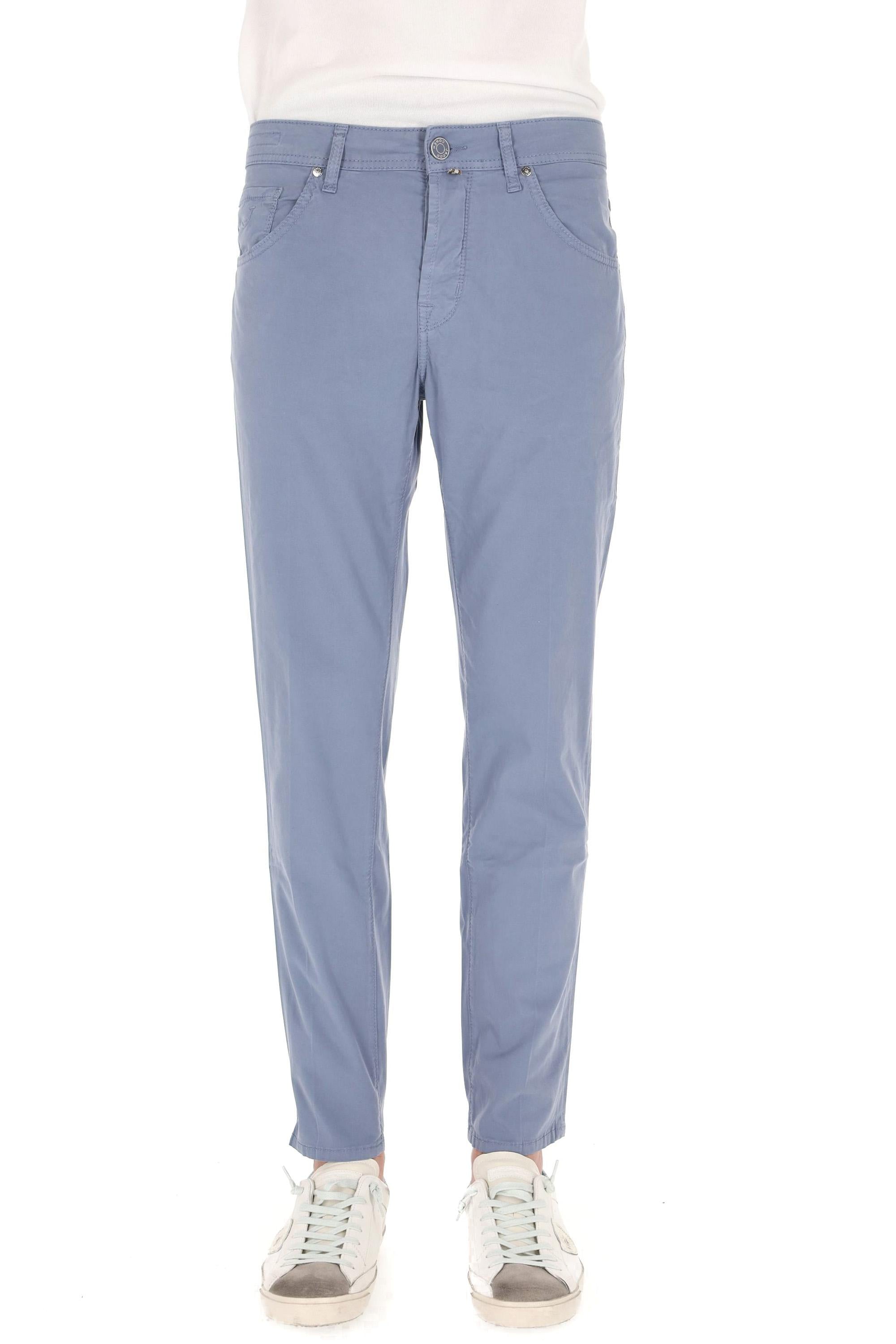 Jacob Cohen 5 tasche color in cotone etichetta pelle saffiano Scott fit QE015-036-S2544 W62