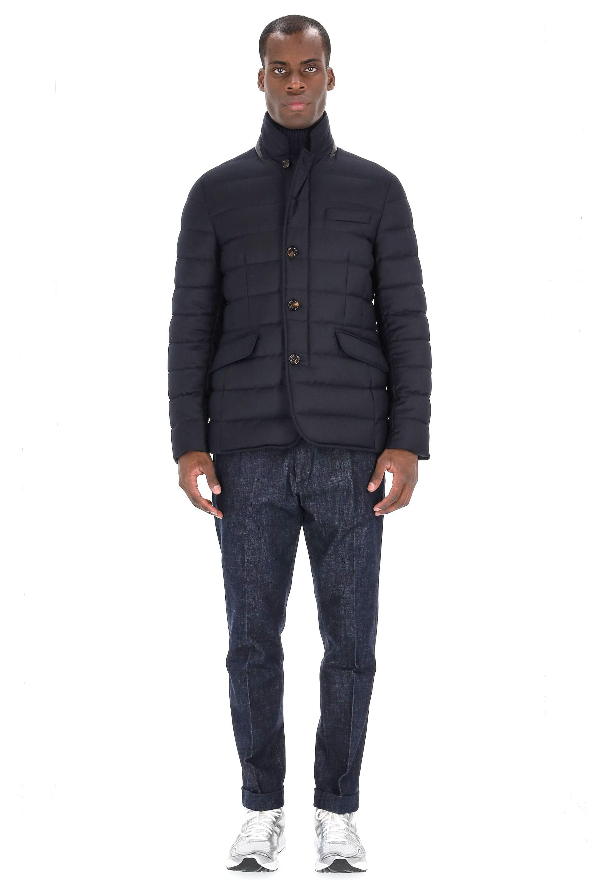 Piumino a giacca in lana e cashmere modello Zayn-L ZAYN-L U0498 Moorer