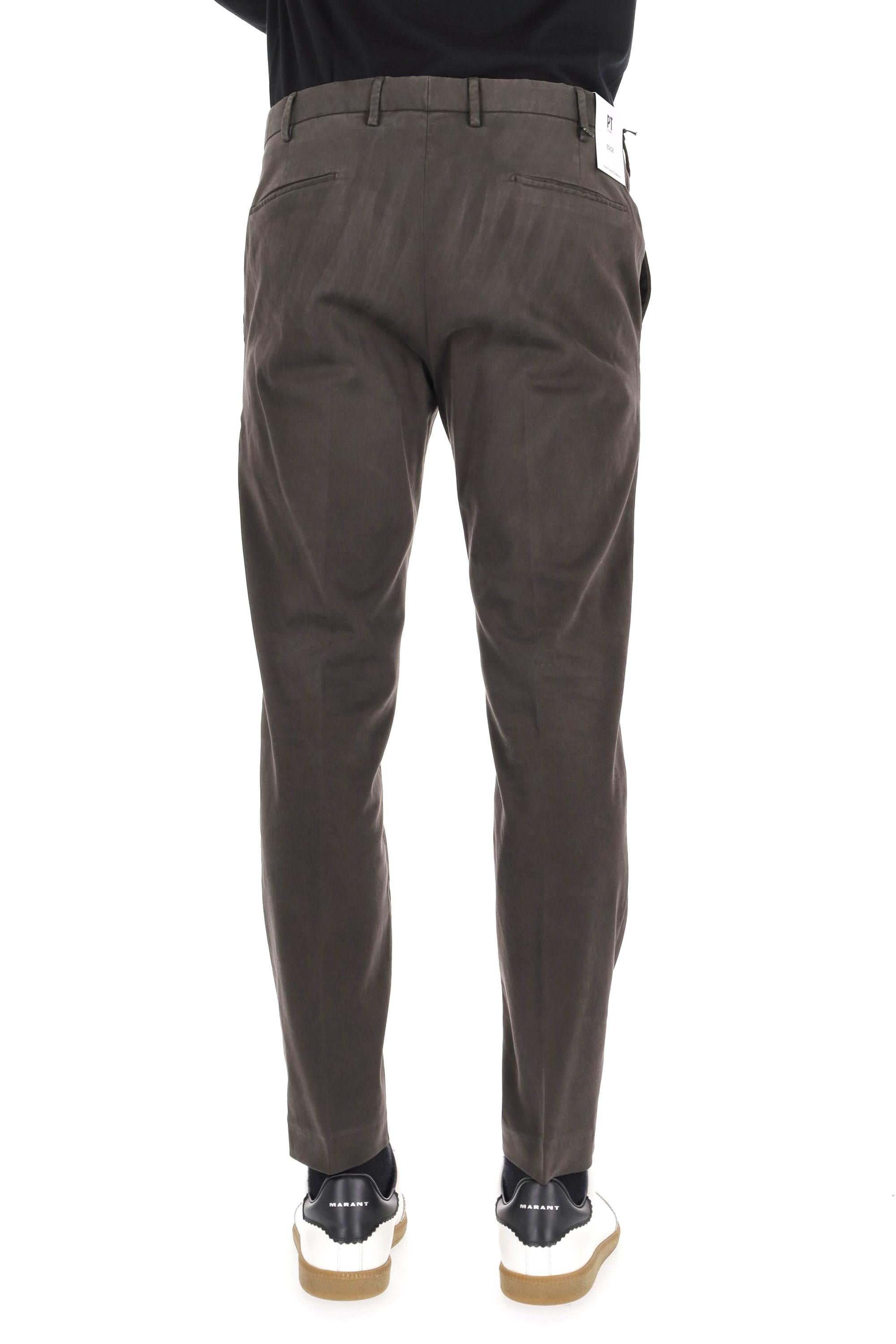 Pantalone in rasatello di cotone Dieci fit ATX0Z00FWD NK20_5 Y191 PT Torino