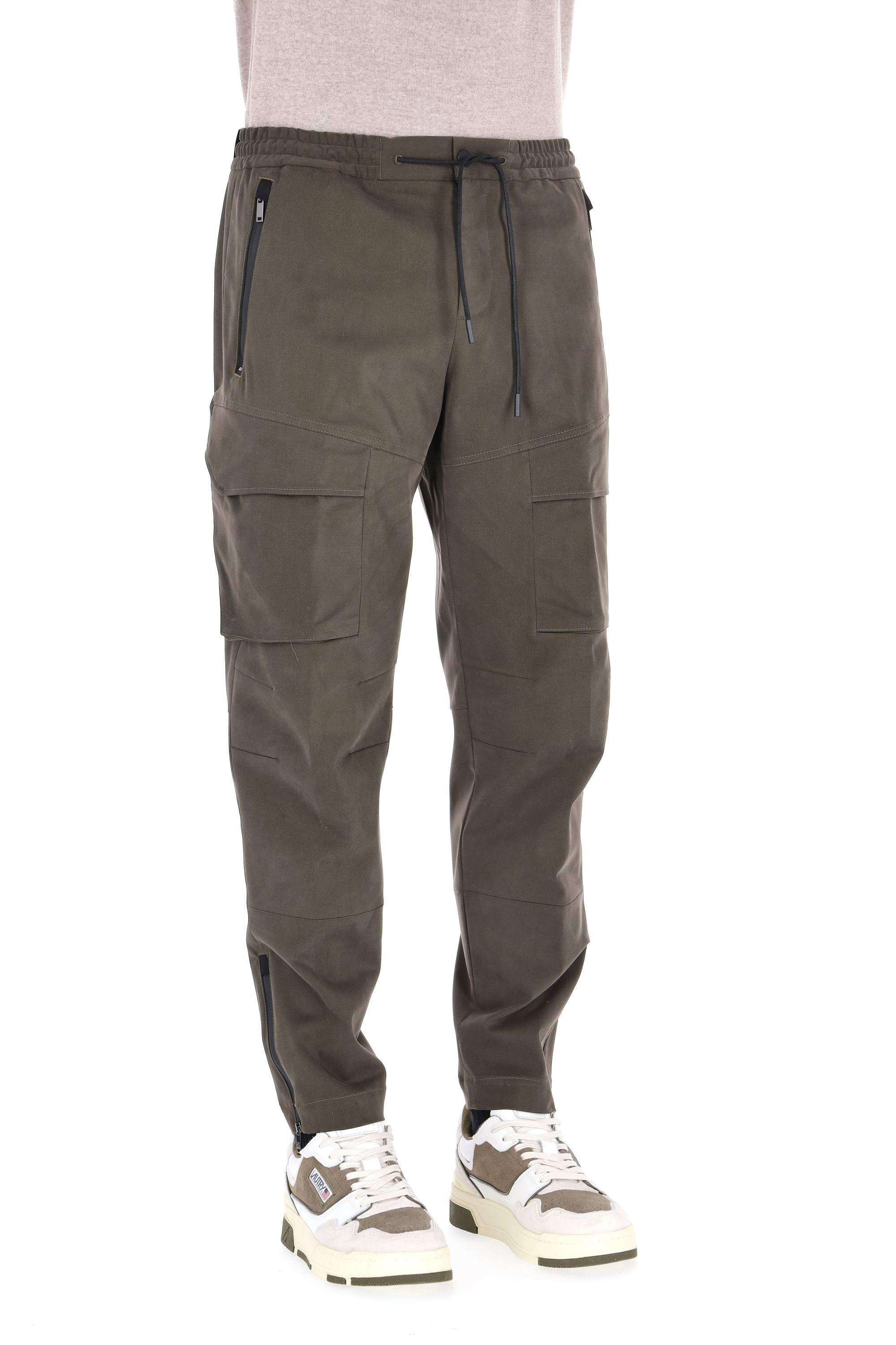PT Torino Pantalone cargo in cotone e modal Theta fit RSTEZL0KLT NU78 0445
