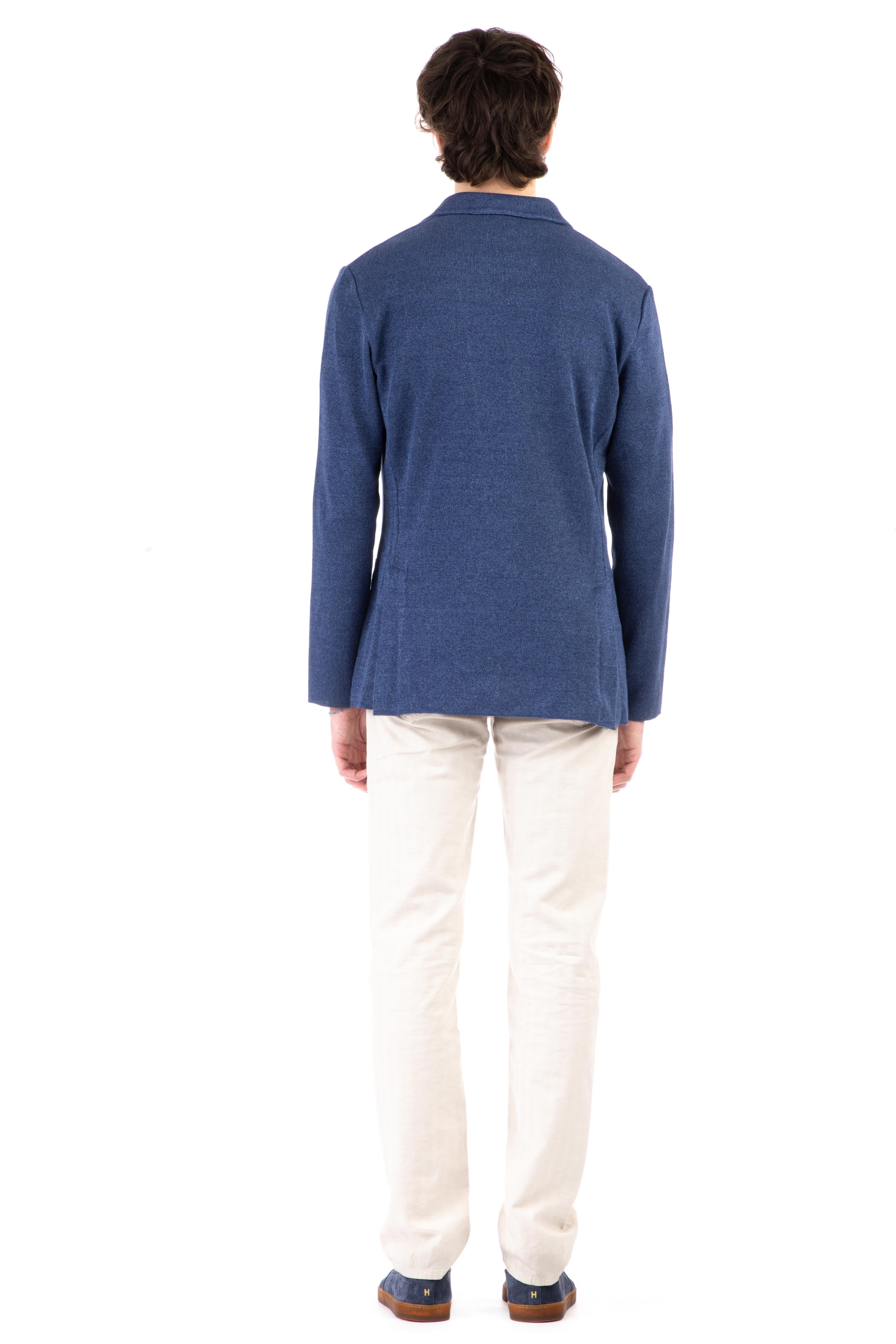Giacca maglia in lino-cotone EPLJM56 EP600004/2 830 Lardini