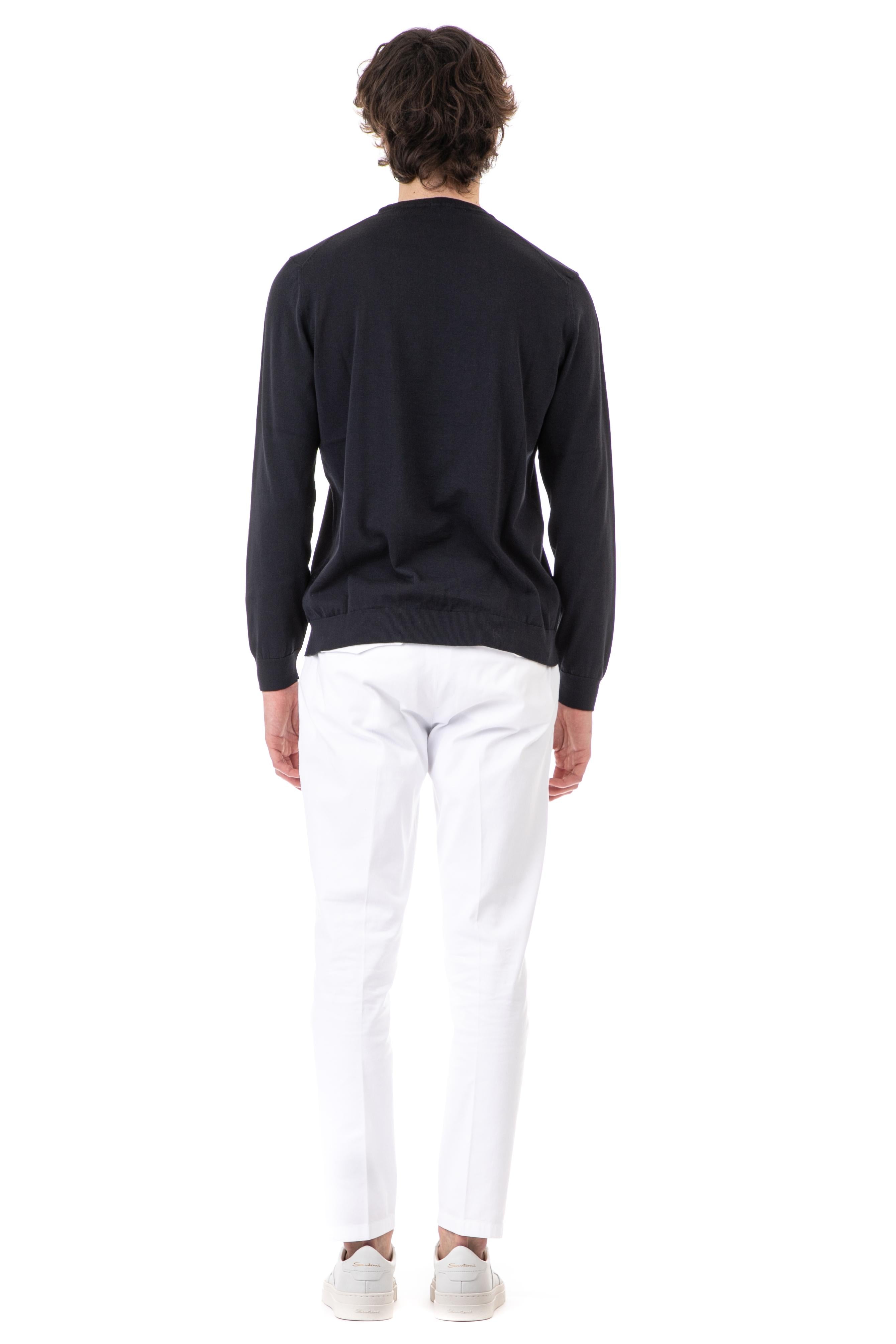 Maglia girocollo in cotone D0GN113-N 795 Drumohr