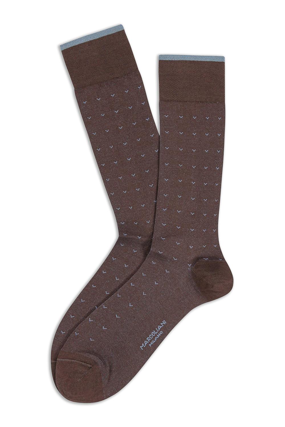 Marcoliani Calza al polpaccio in cotone micro fantasia MAR4540T/3 253