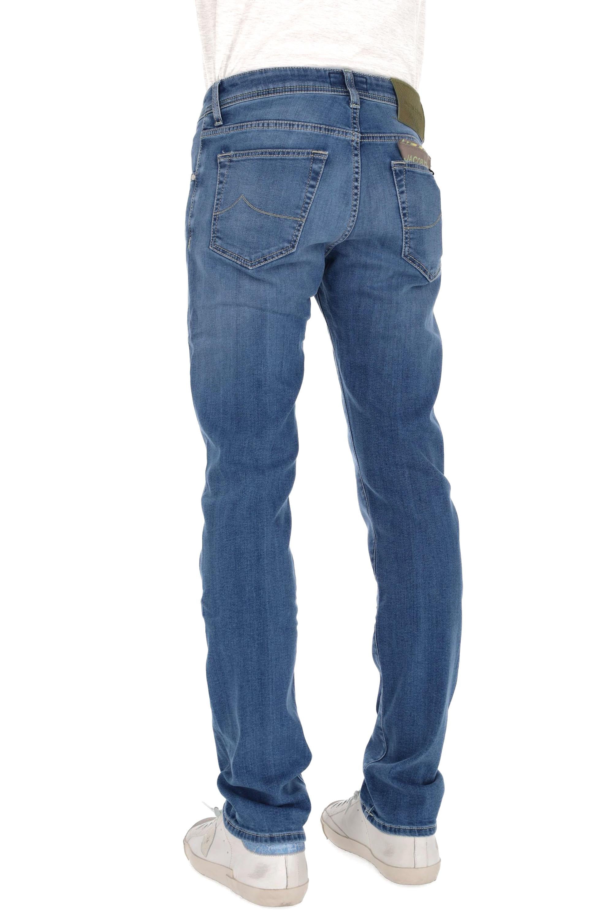 Jacob Cohen Jeans comfort etichetta verde cavallino intarsiato Nick fit QE006-040-P3621 200D