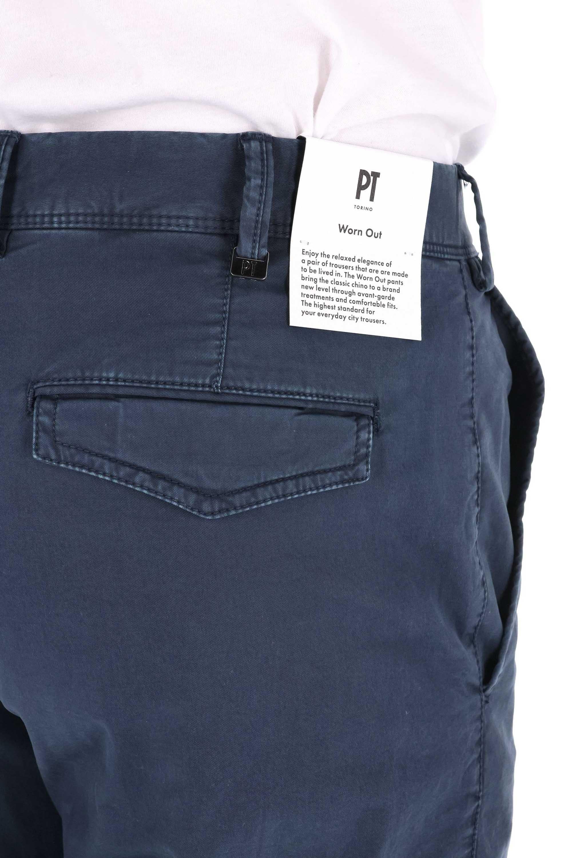 Pantalone in cotone delavè linea Worn Out mod. Michael ATJMB00RWL NU77/2 Y370 PT Torino