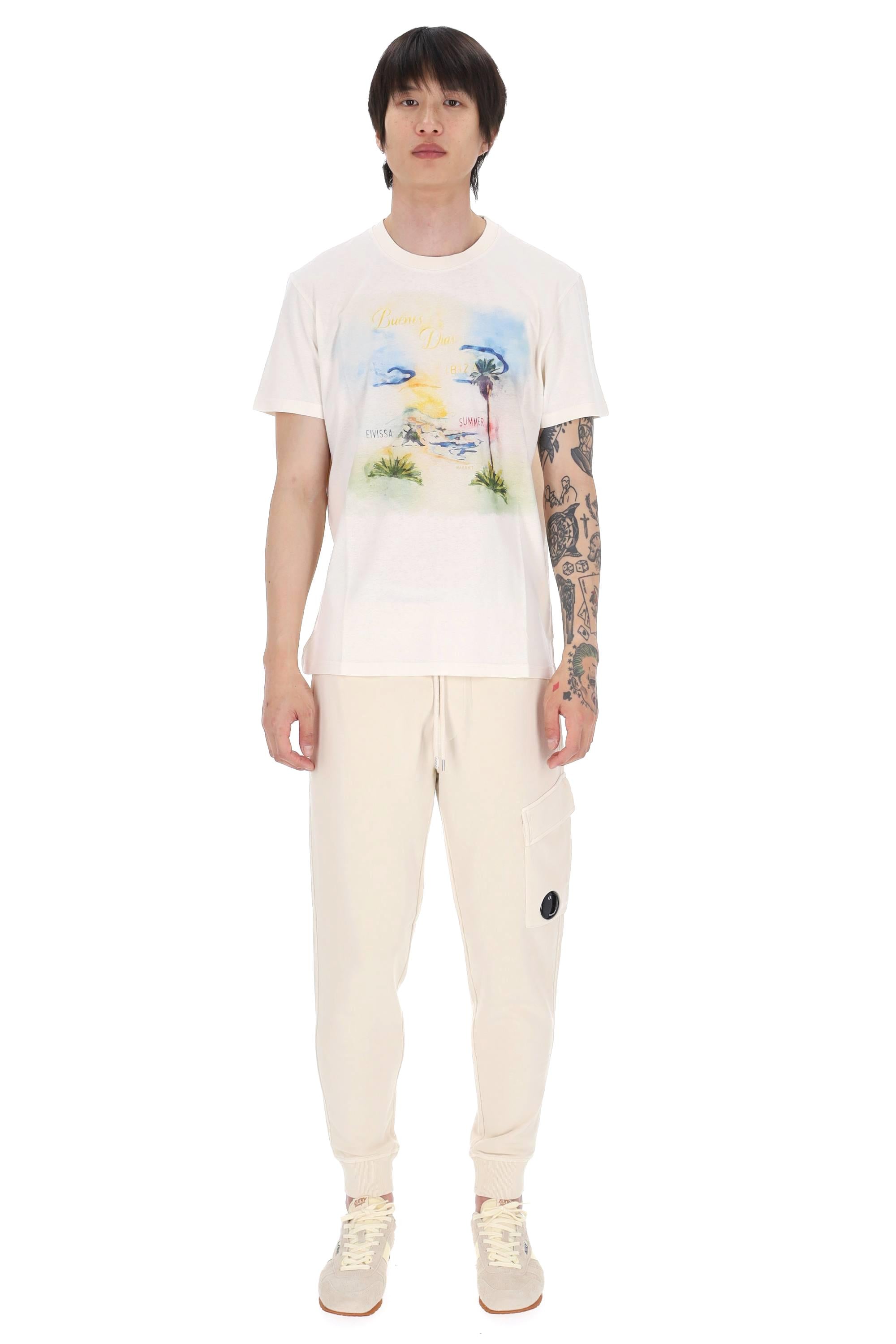 Isabel Marant T-shirt in cotone Ibiza mod. Honore TS0052HB-D1N08H 23EC