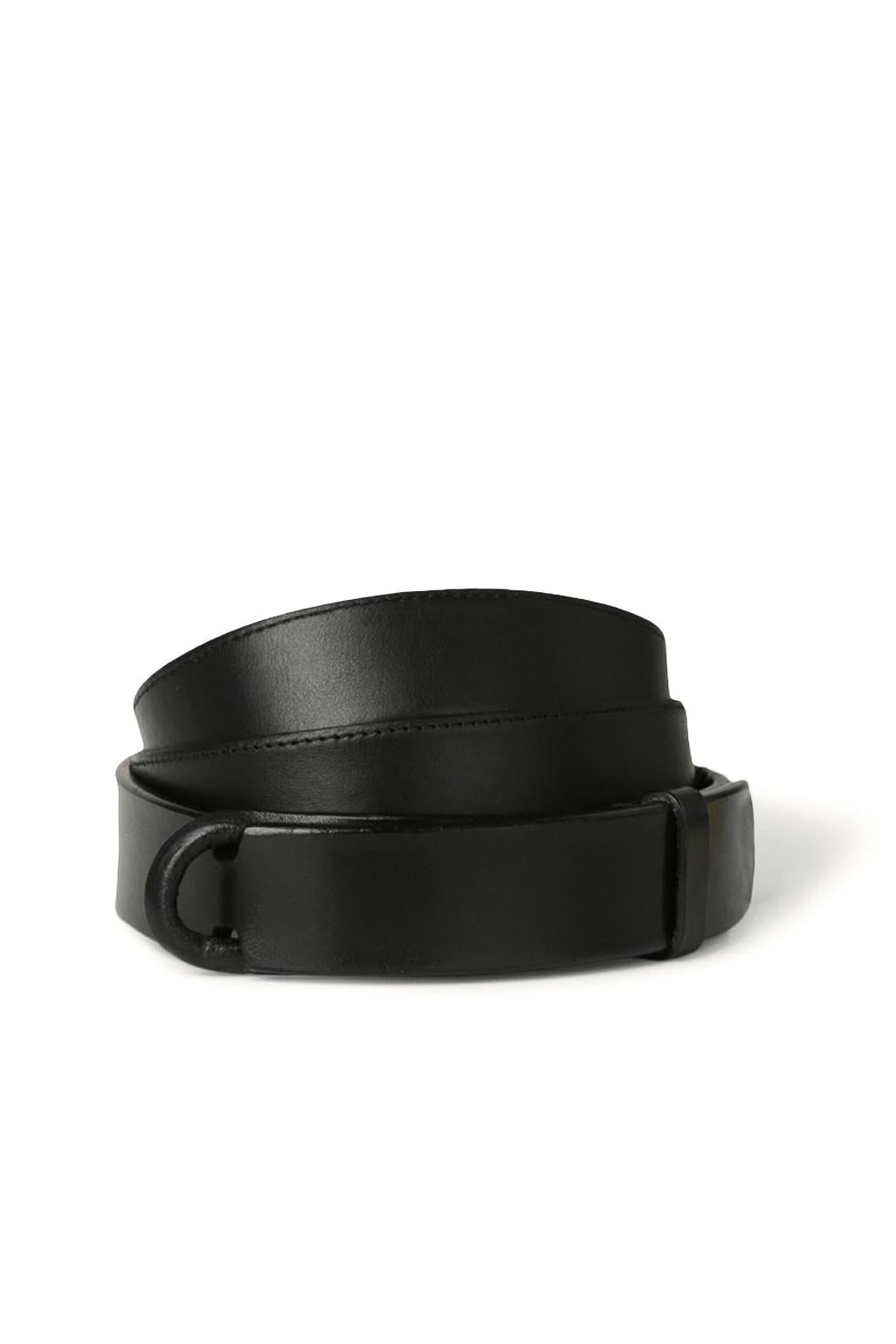 Orciani Cintura in pelle No Buckle NB0004_BUL BLU