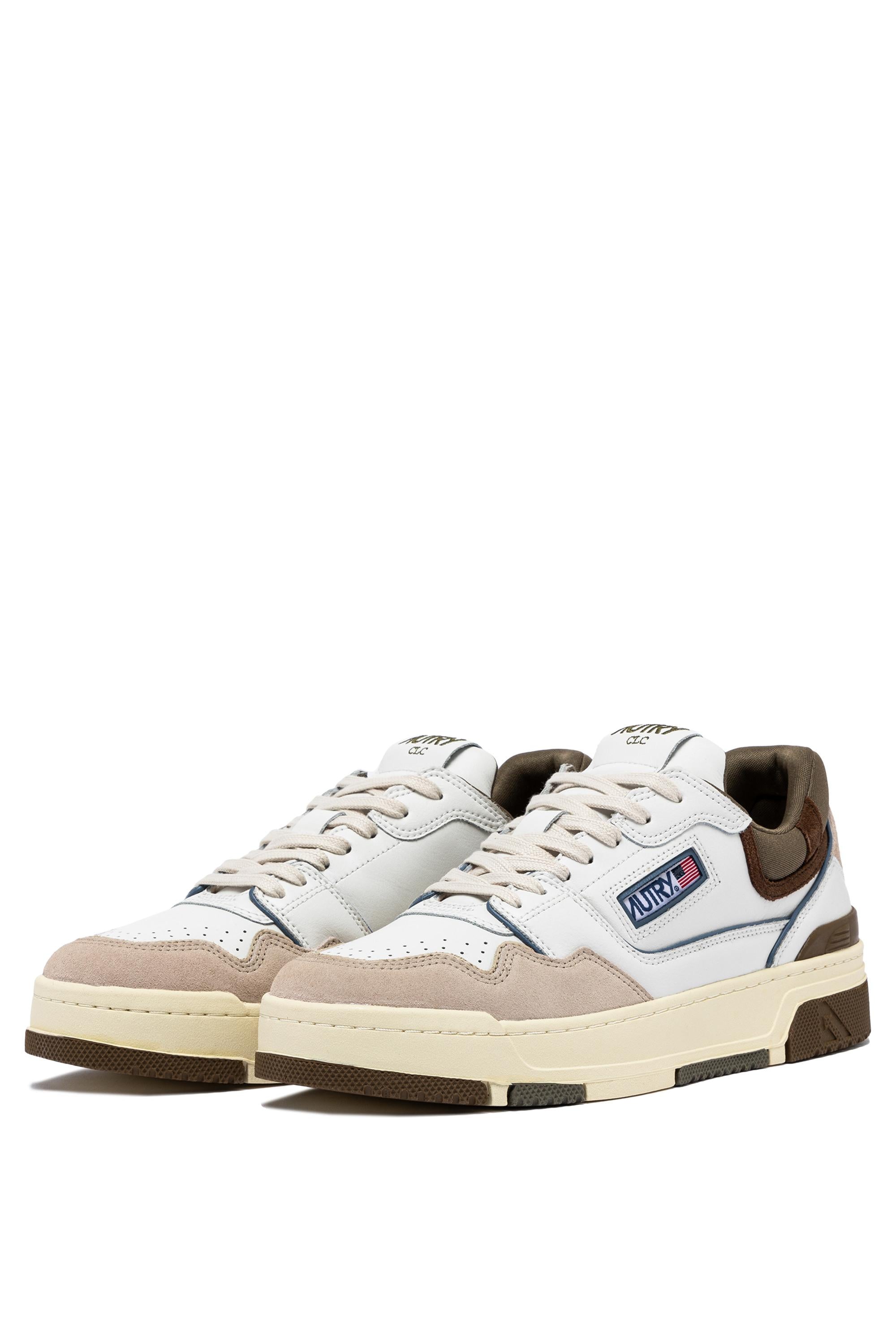 Autry Sneaker CLC con dettagli verde militare ROLM MC02 WHT/CVRTGREEN