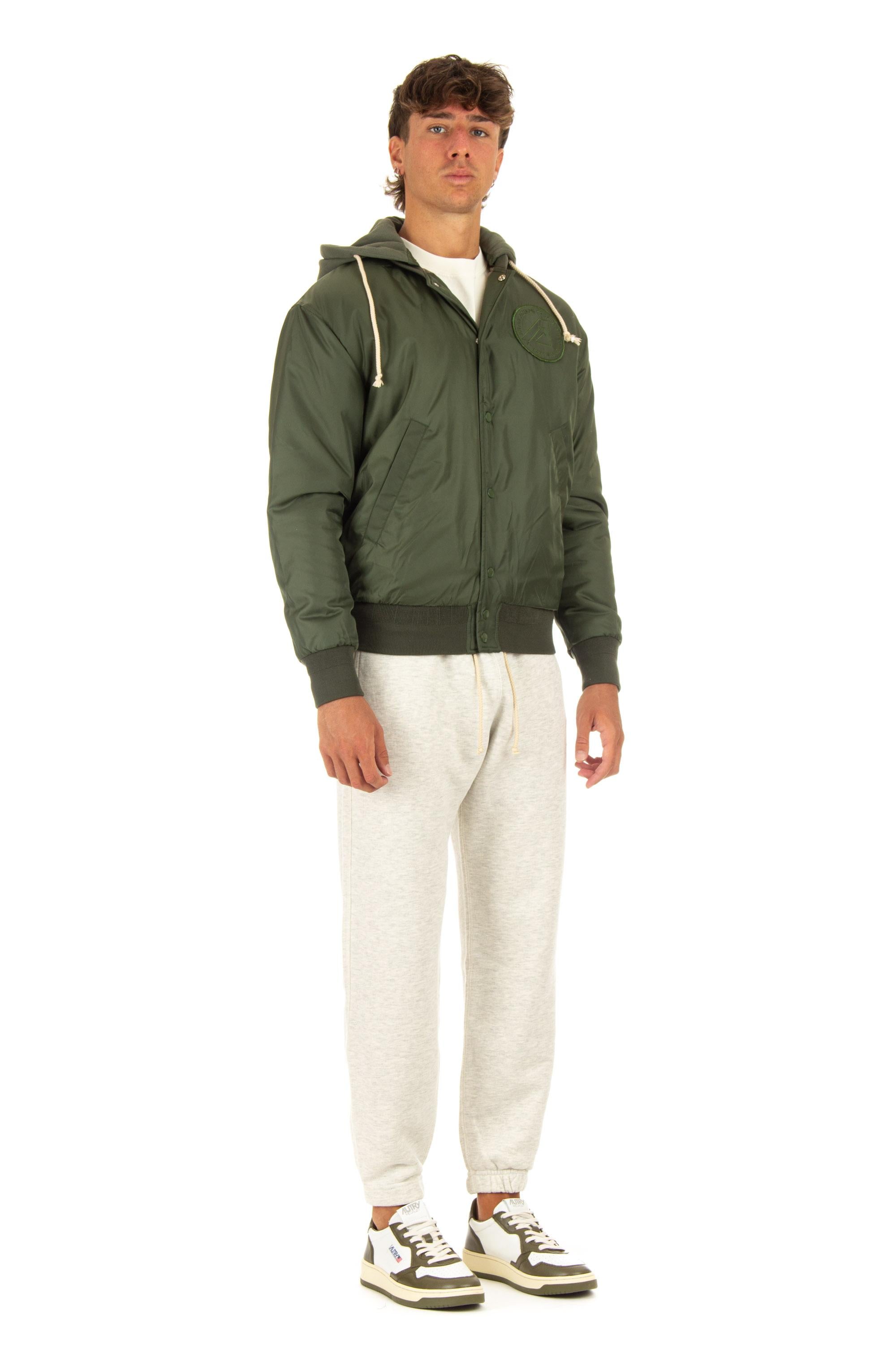 Giubbotto bomber logato JAOM - 460G GRN LAKE Autry